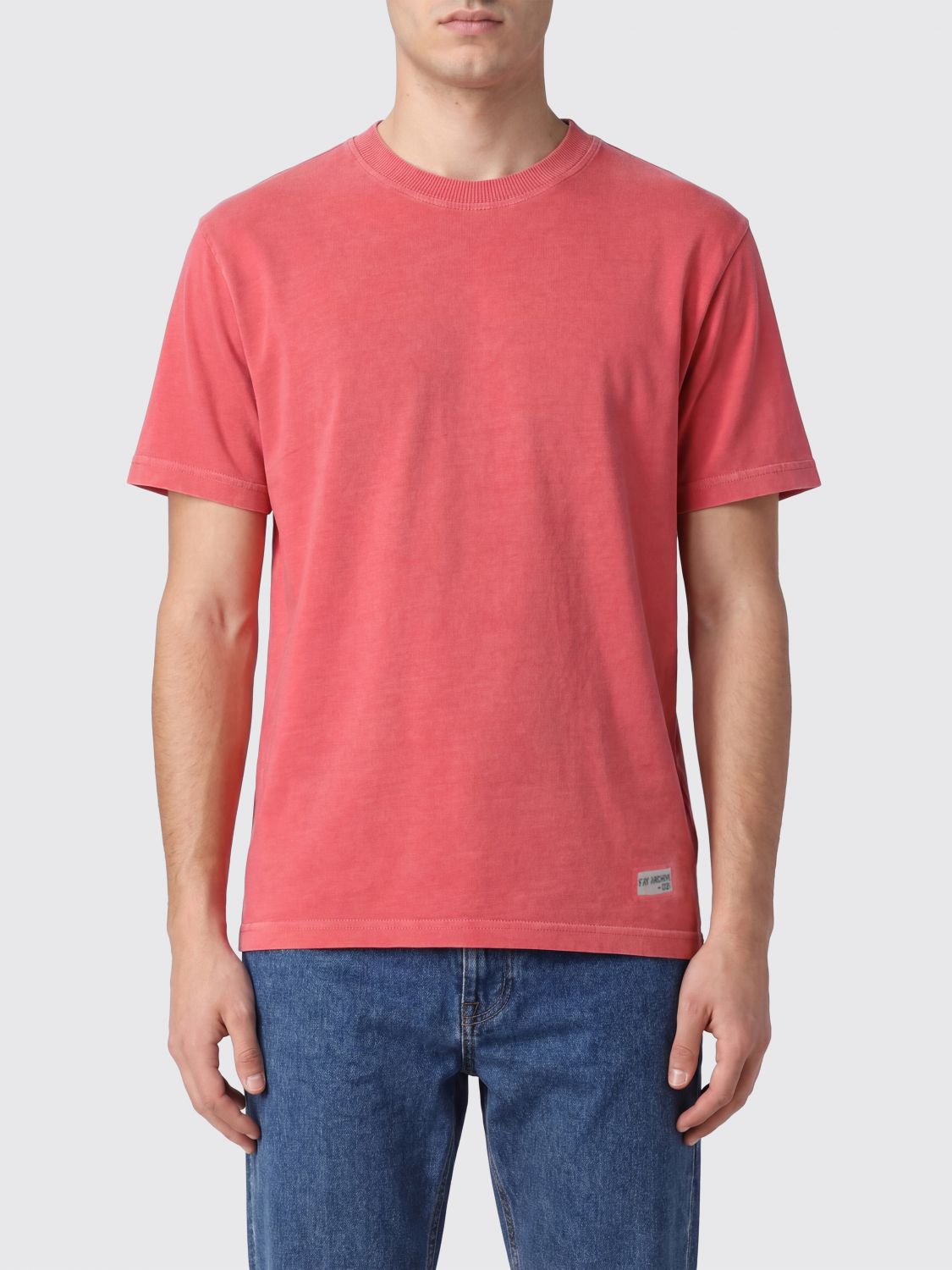 FAY T-Shirt Men color Cherry