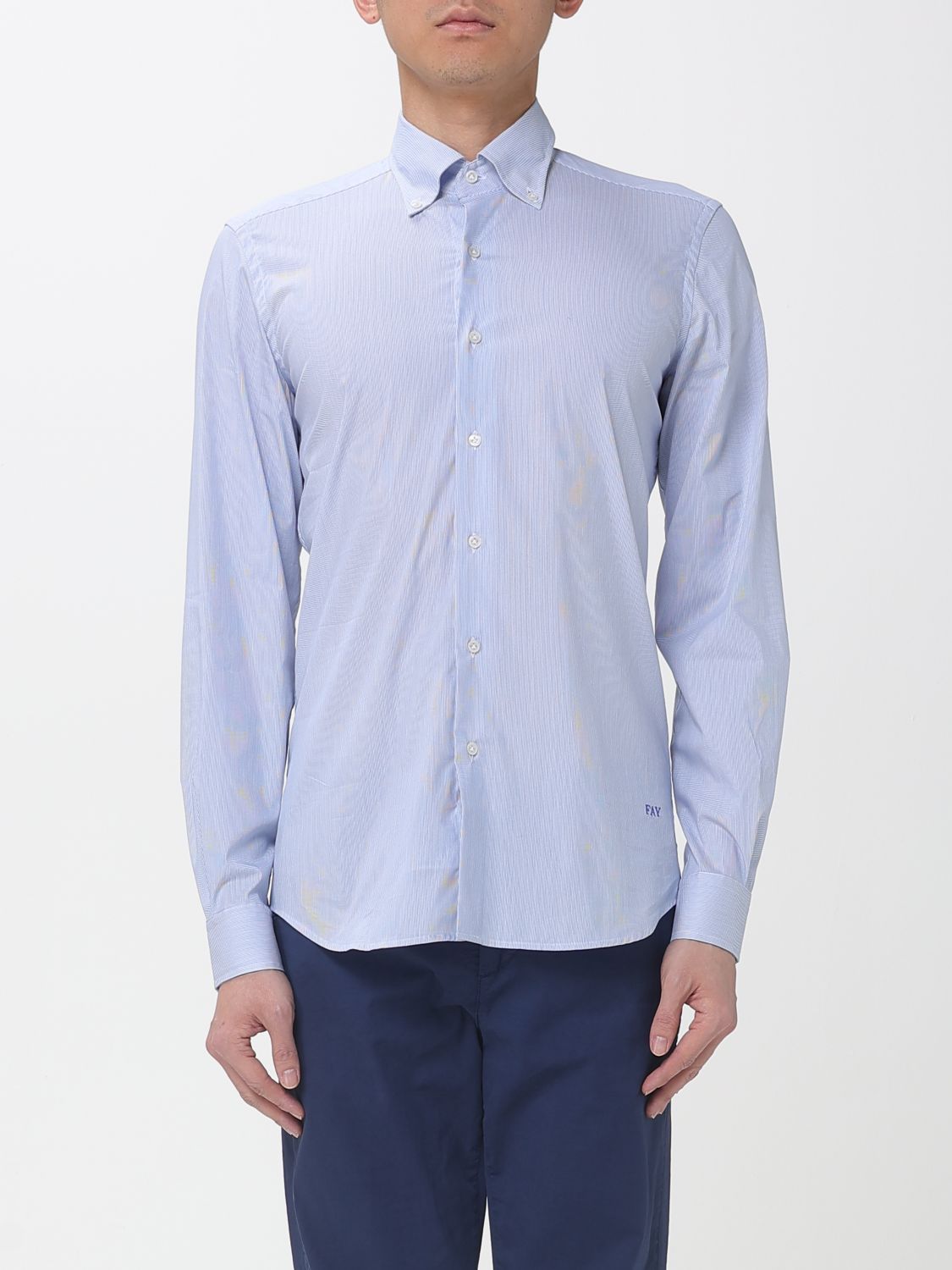 Camicia Fay in misto cotone a righe