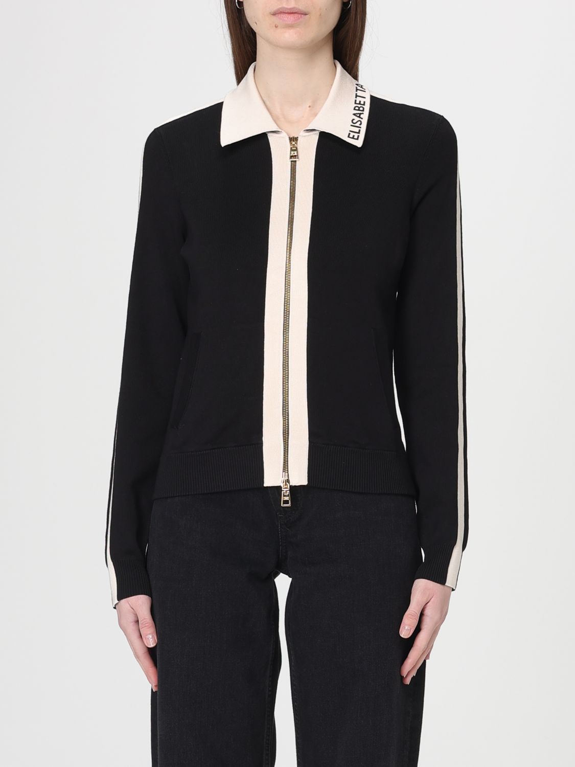 ELISABETTA FRANCHI Pullover Damen Farbe Schwarz