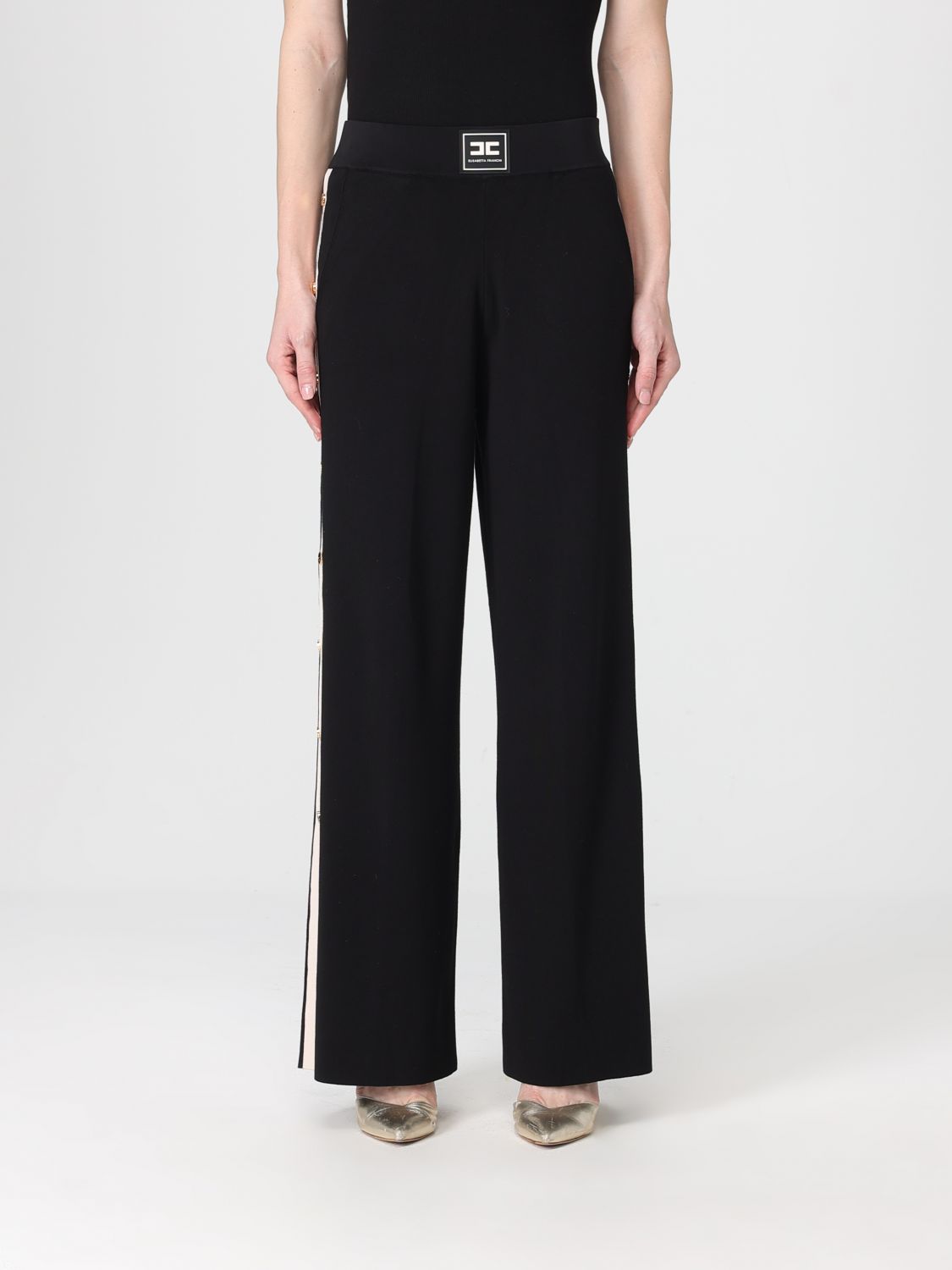 ELISABETTA FRANCHI Hose Damen Farbe Schwarz