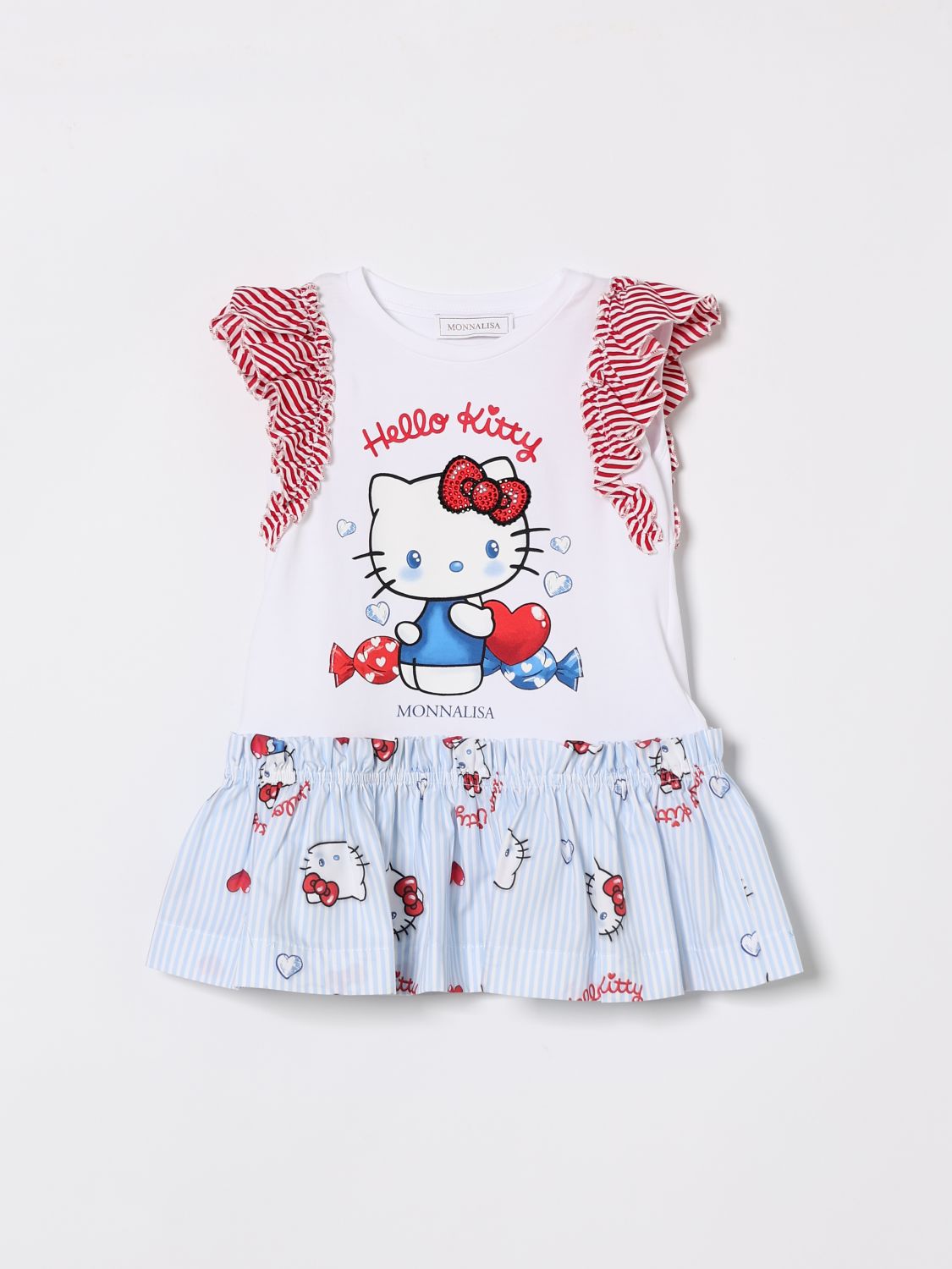 MONNALISA Kleid Kinder Farbe Weiß