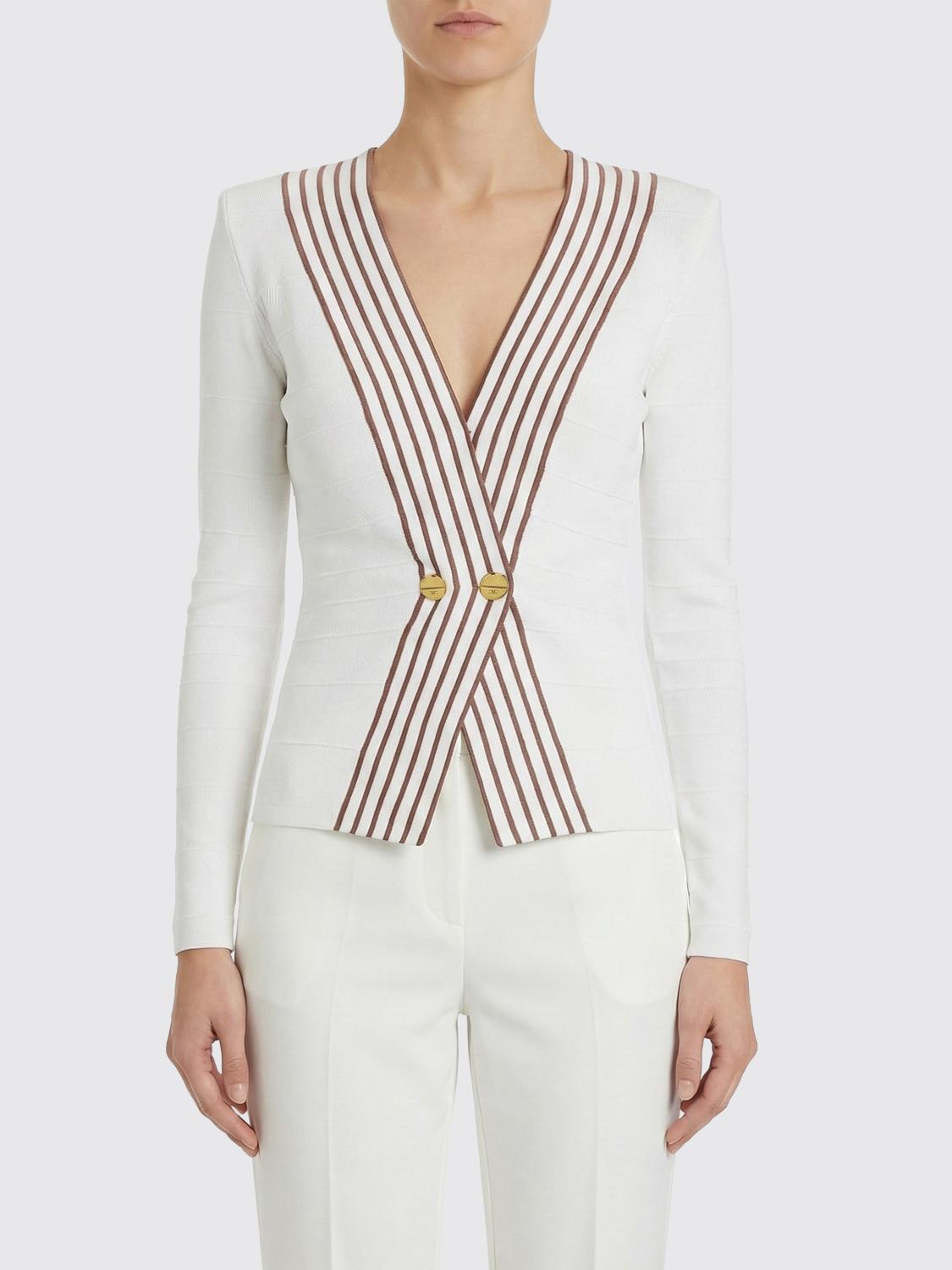 ELISABETTA FRANCHI Top Damen Farbe Ivory