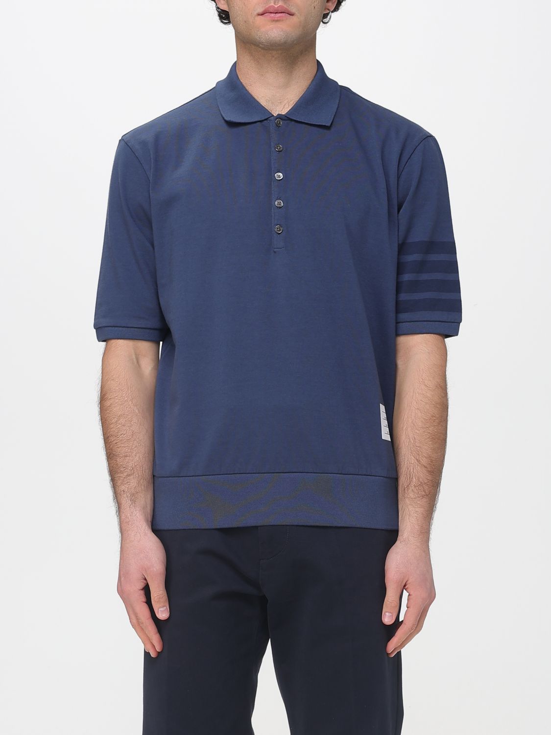 THOM BROWNE Polo Herren Farbe Navy