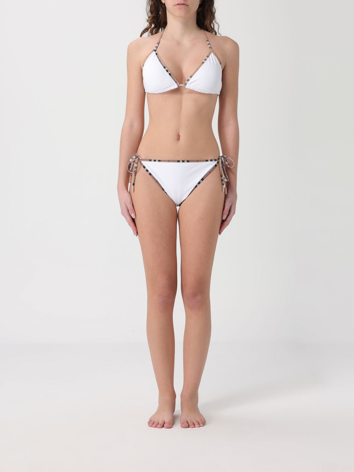 Burberry Swimsuit Woman  In White