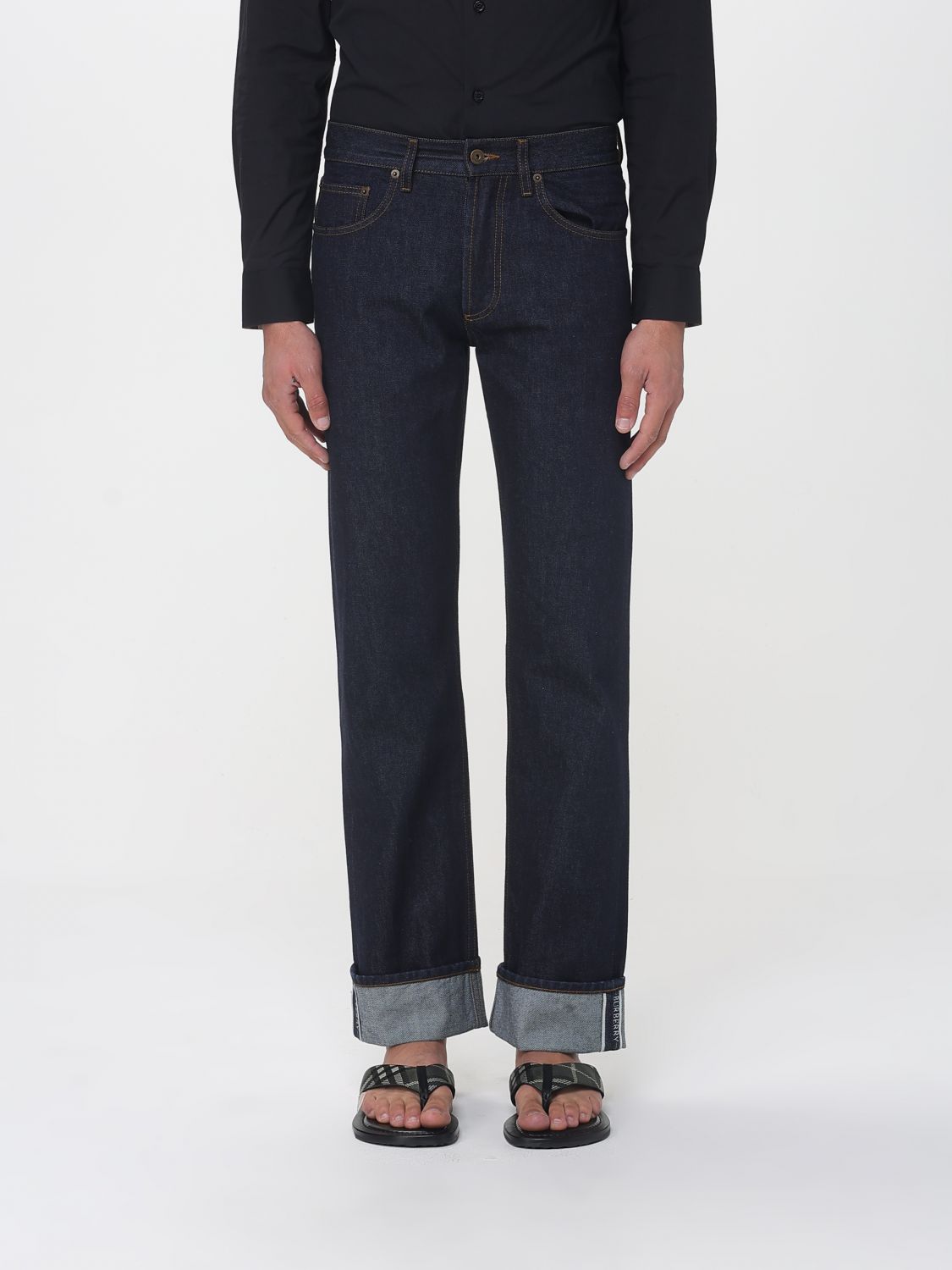BURBERRY Jeans Herren Farbe Blau