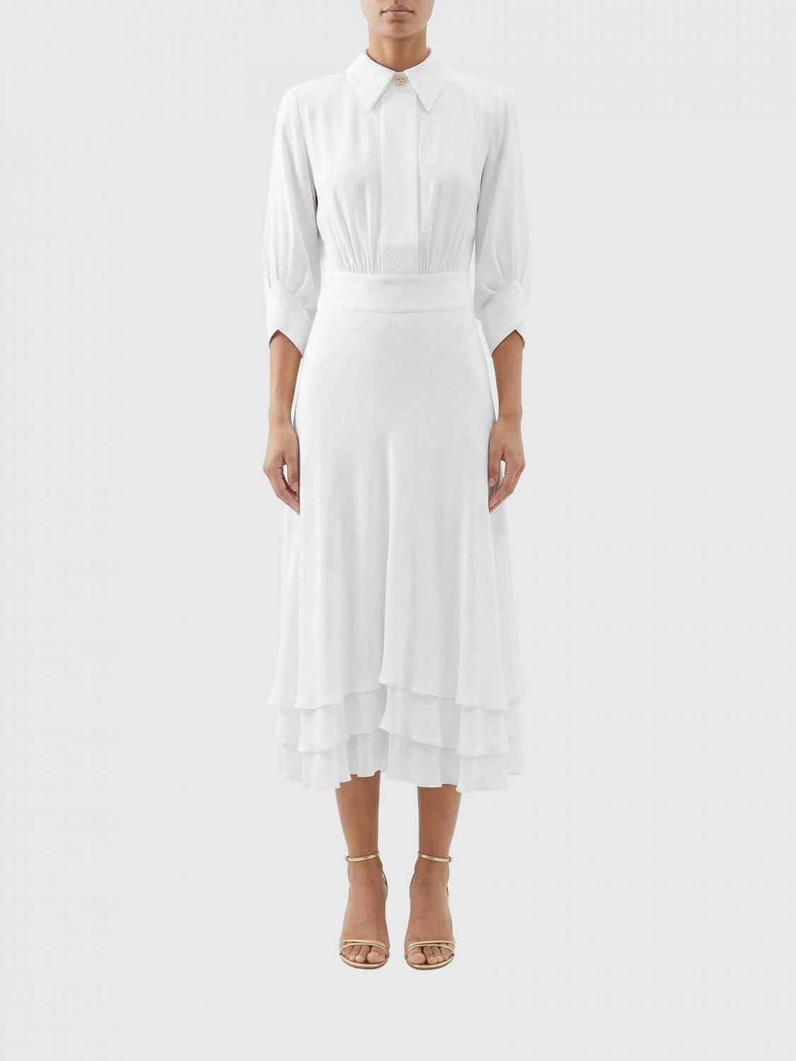 ELISABETTA FRANCHI Kleid Damen Farbe Weiß
