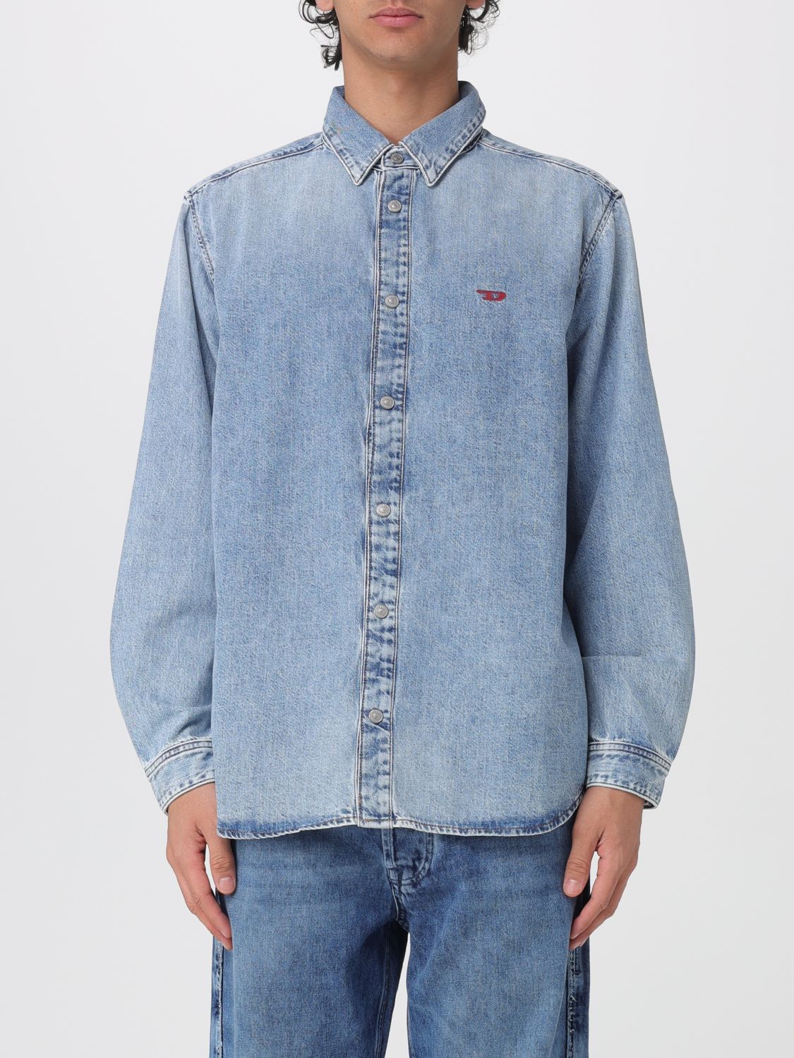 DIESEL Hemd Herren Farbe Denim