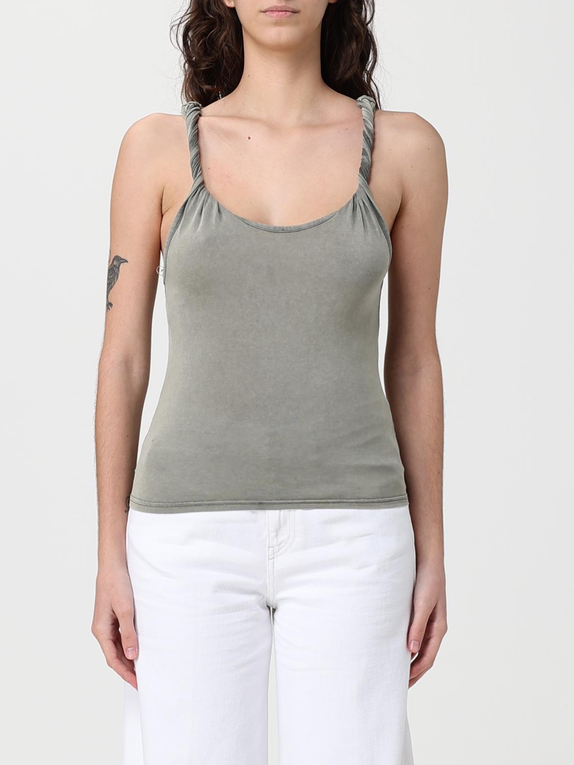 Diesel Top Woman color Grey · M