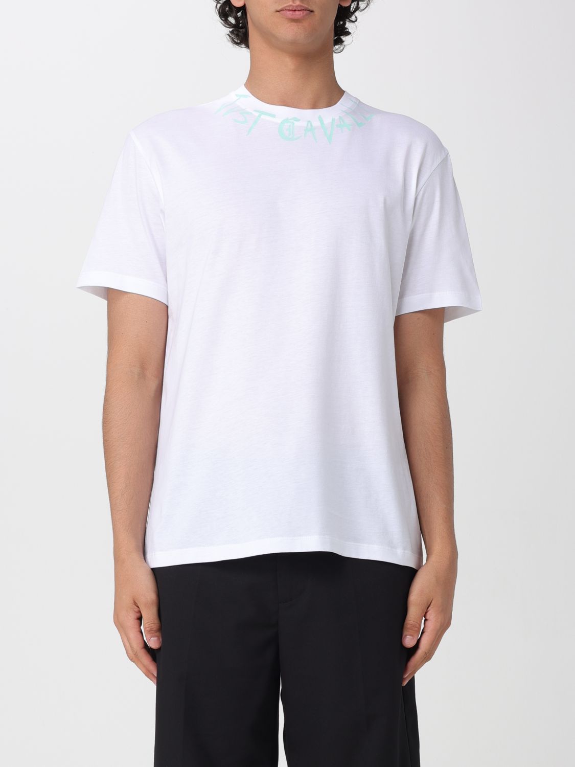 JUST CAVALLI T-shirt in cotone con logo