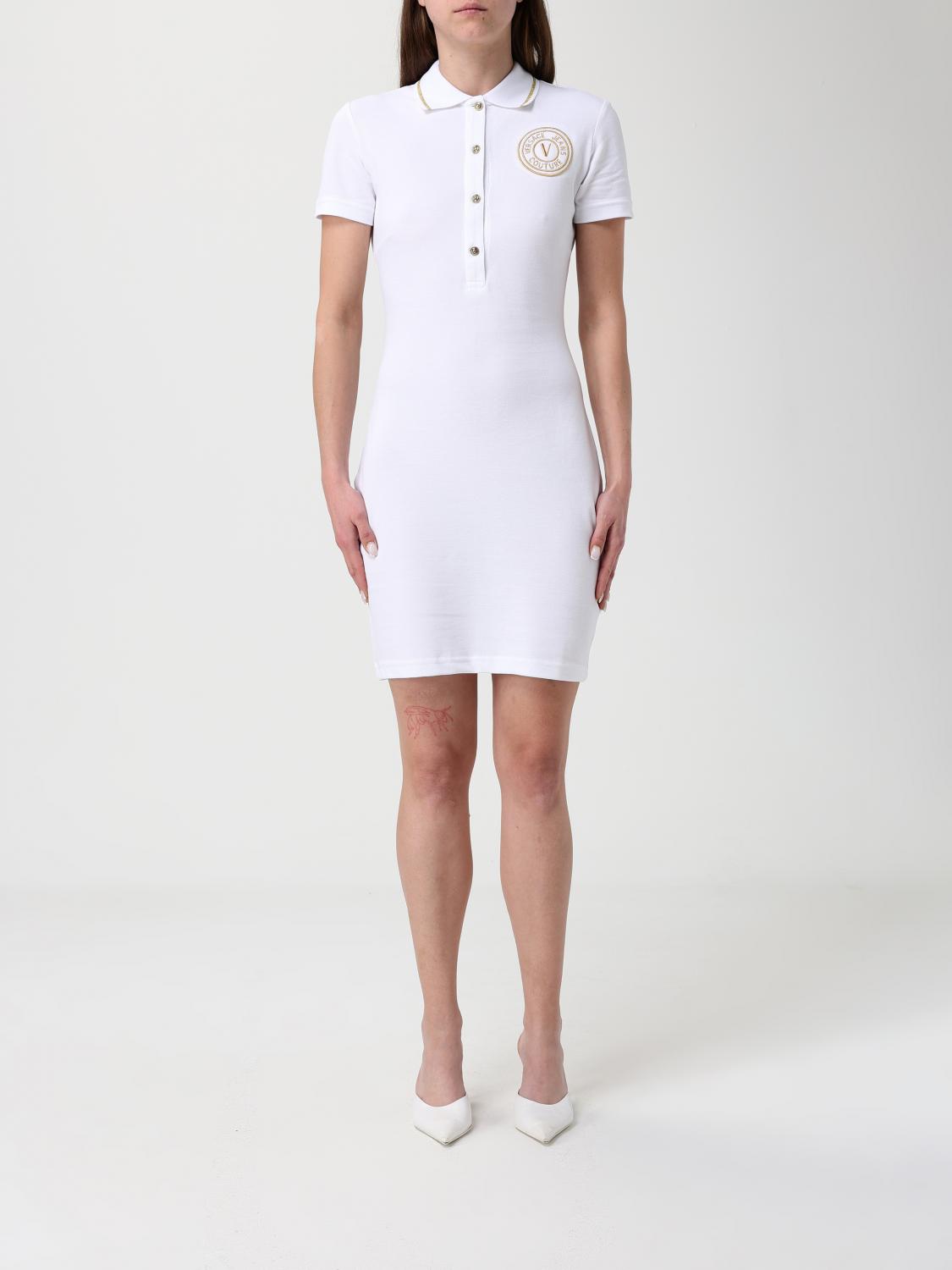 VERSACE JEANS COUTURE Kleid Damen Farbe Weiß