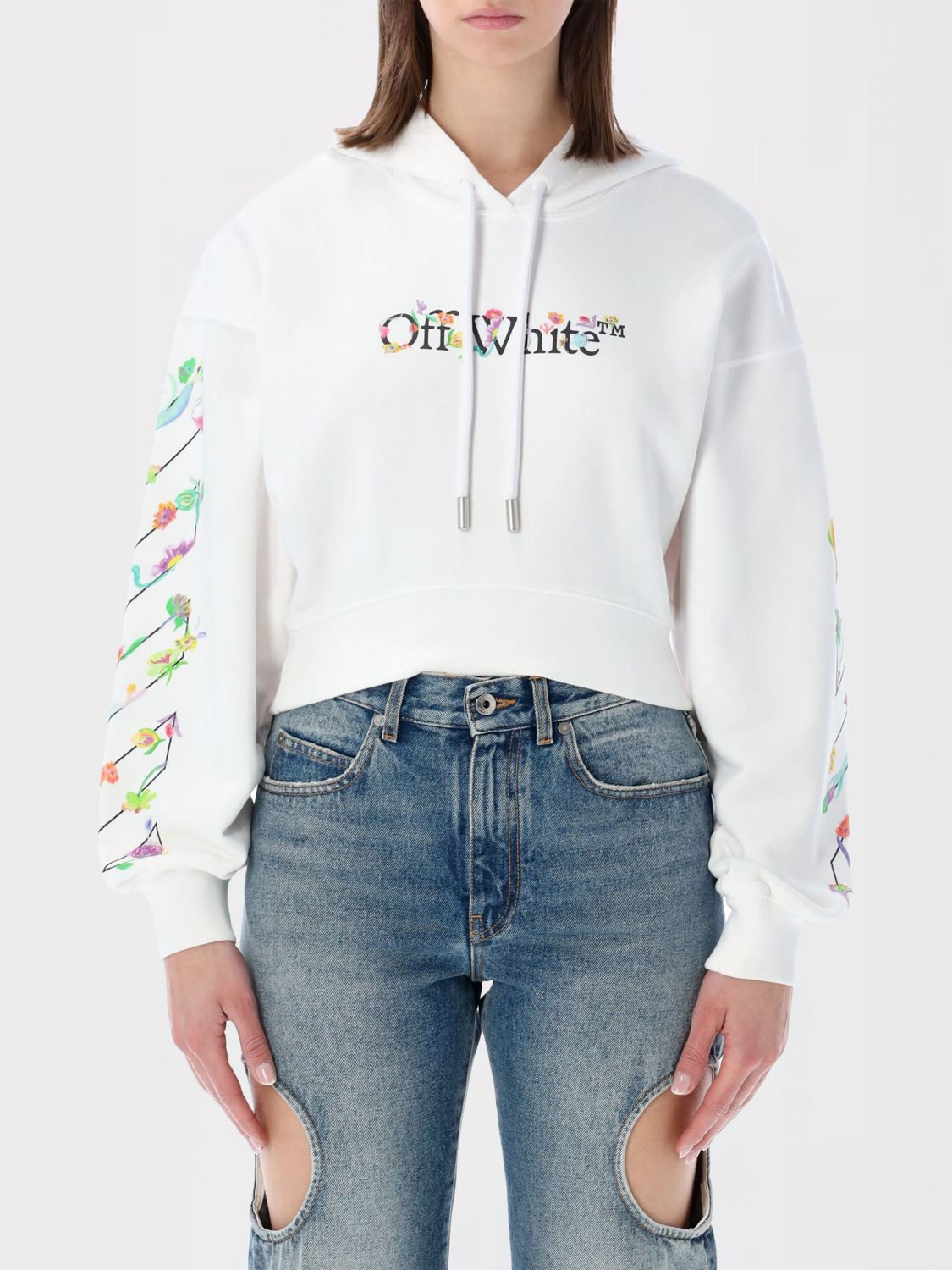 OFF-WHITE Sweatshirt Damen Farbe Weiß