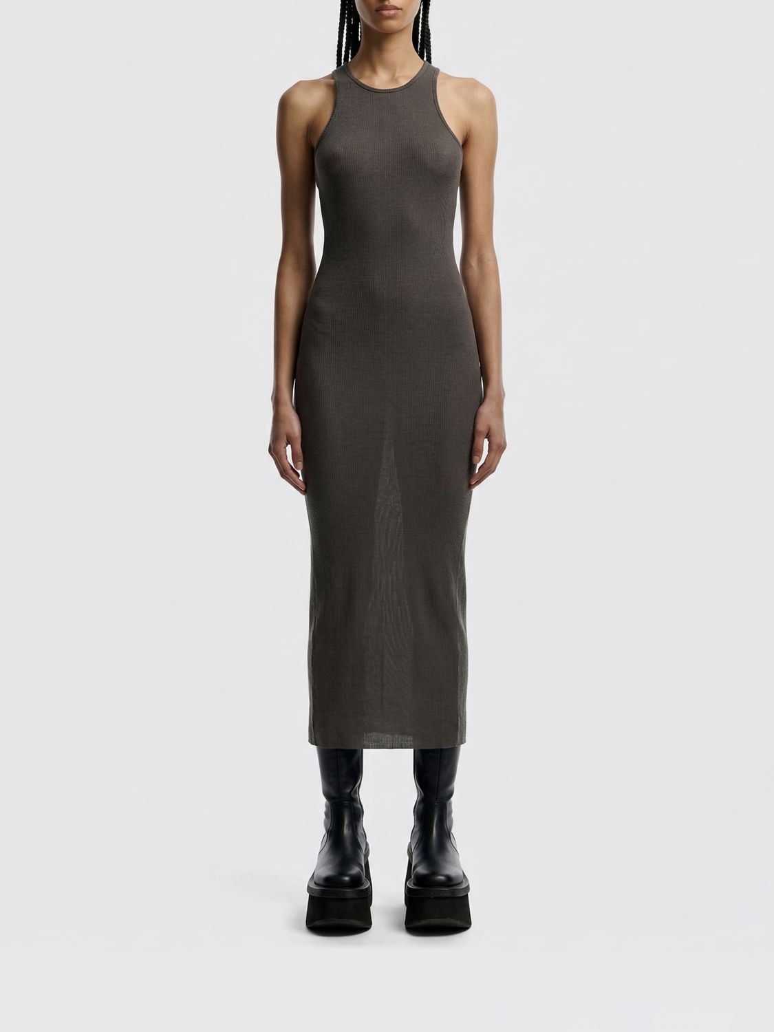 RICK OWENS Kleid Damen Farbe Braun