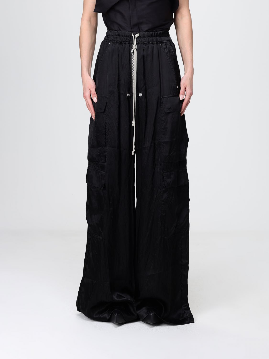 RICK OWENS Pants Woman color Black