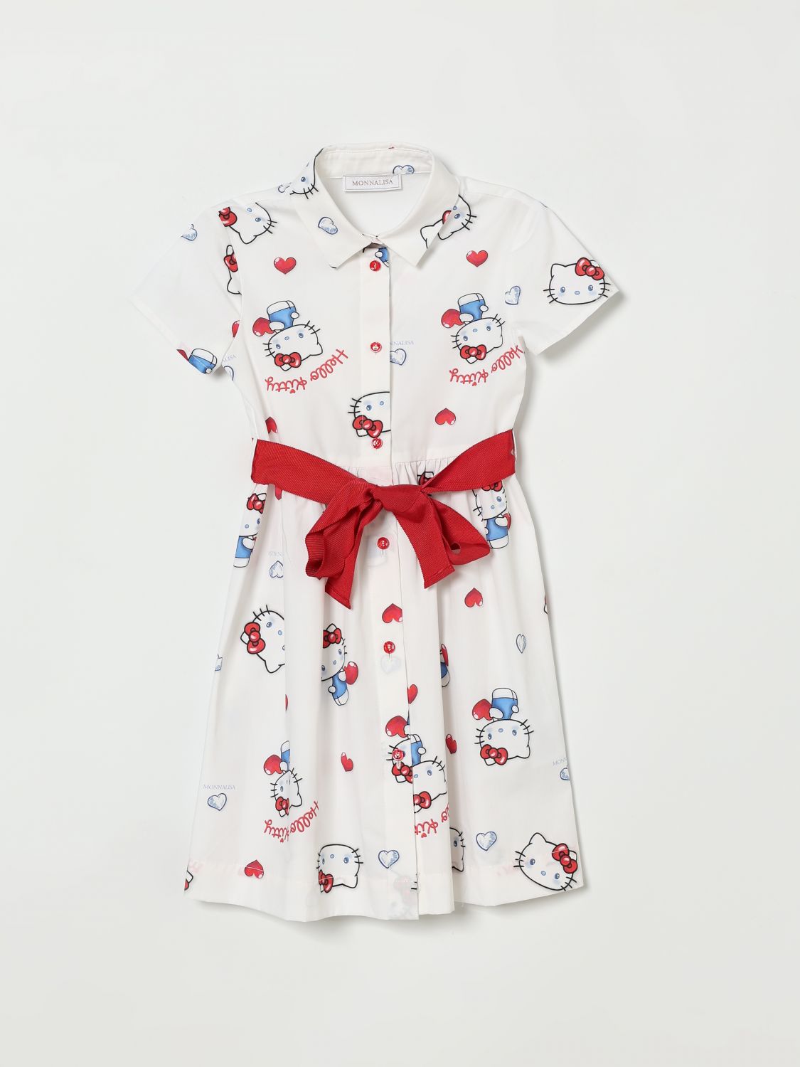 MONNALISA Kleid Kinder Farbe Weiß