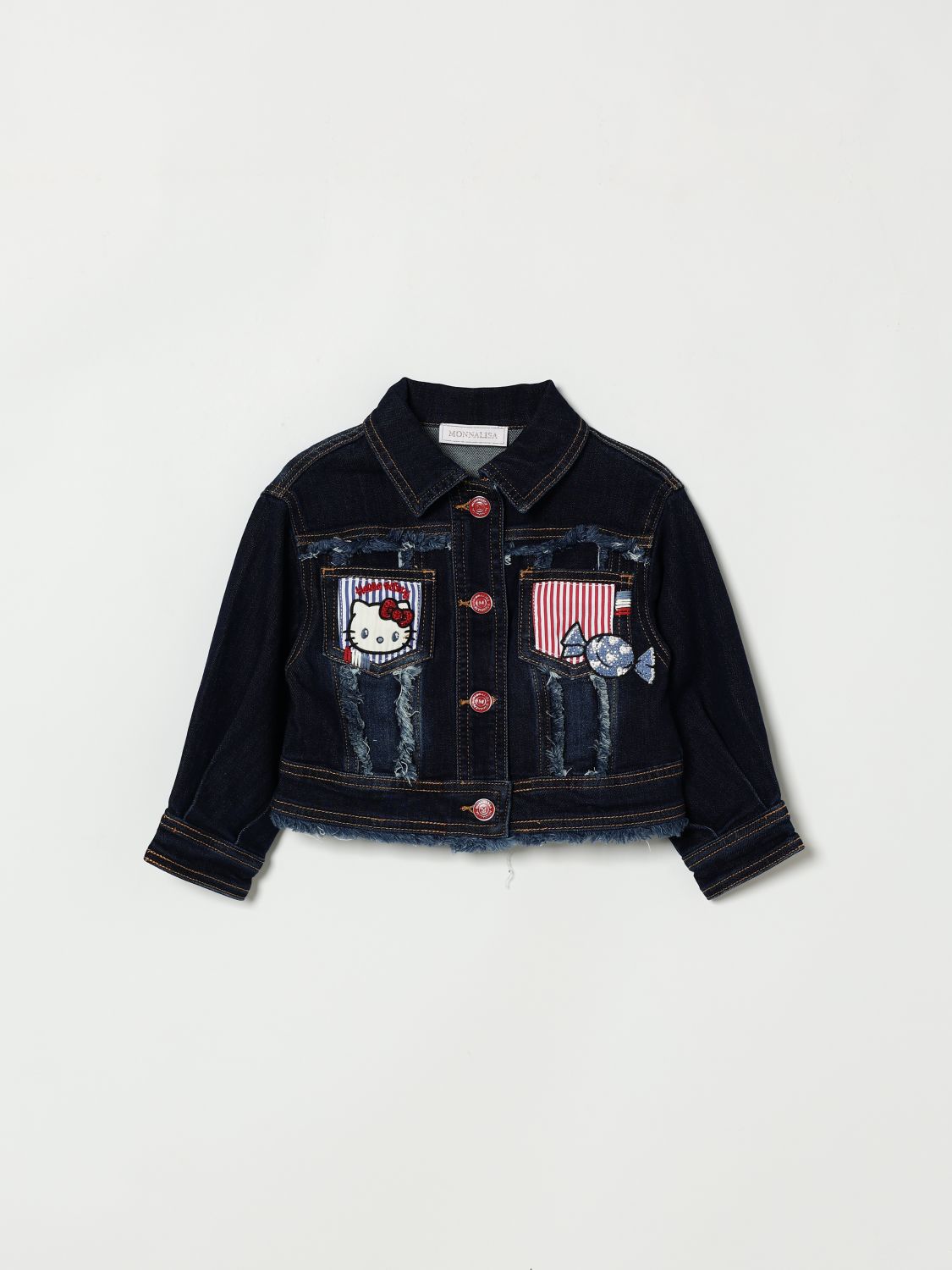 MONNALISA Jacke Kinder Farbe Denim