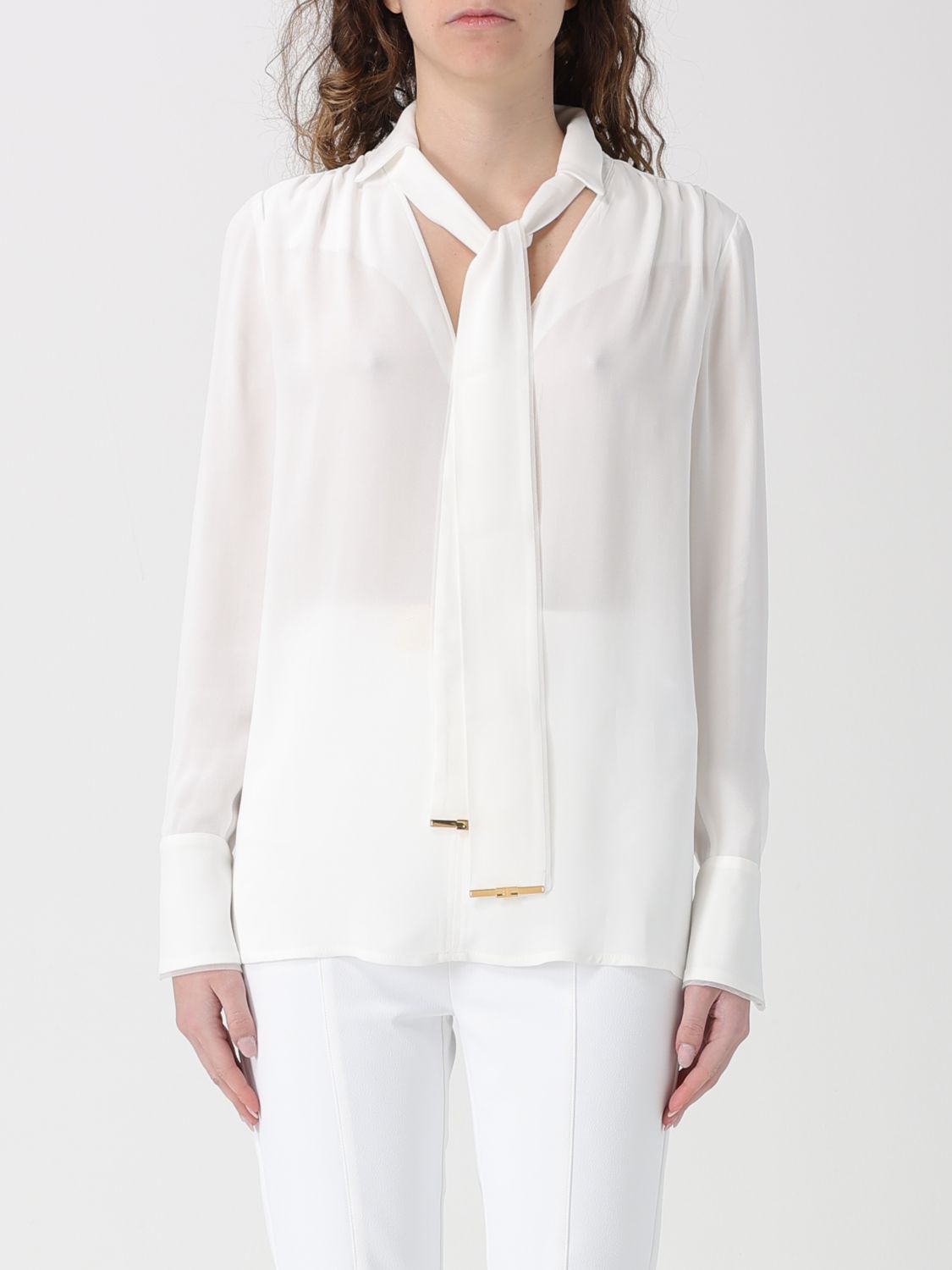 ELISABETTA FRANCHI Top Damen Farbe Weiß