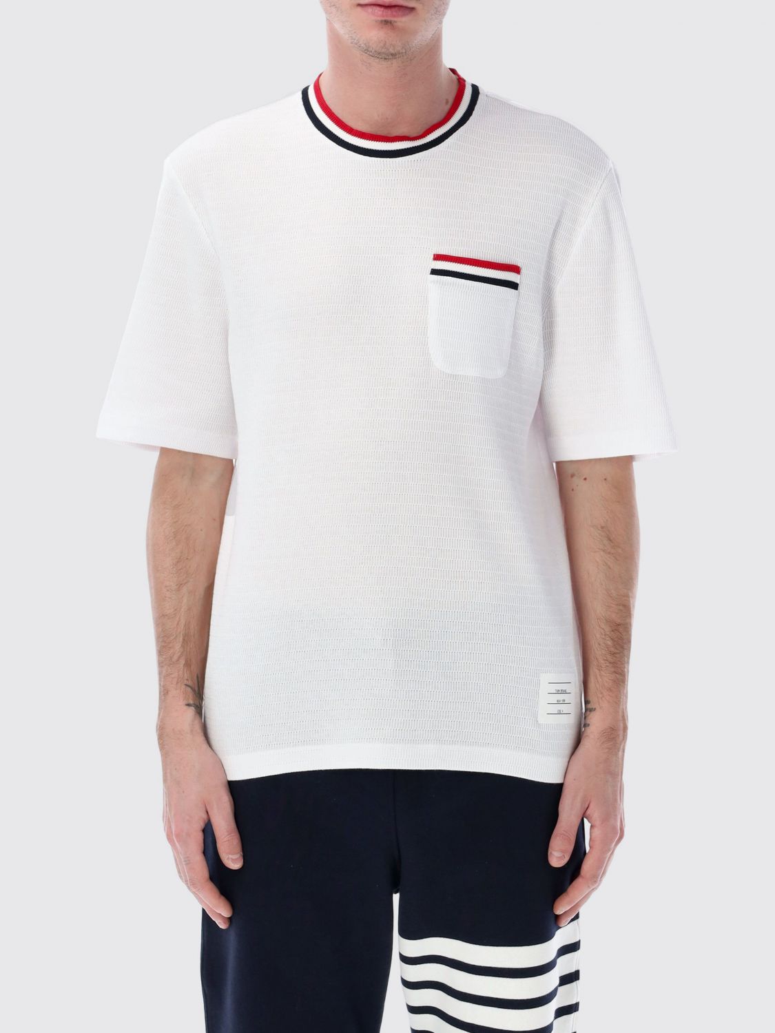 THOM BROWNE T-Shirt Herren Farbe Weiß