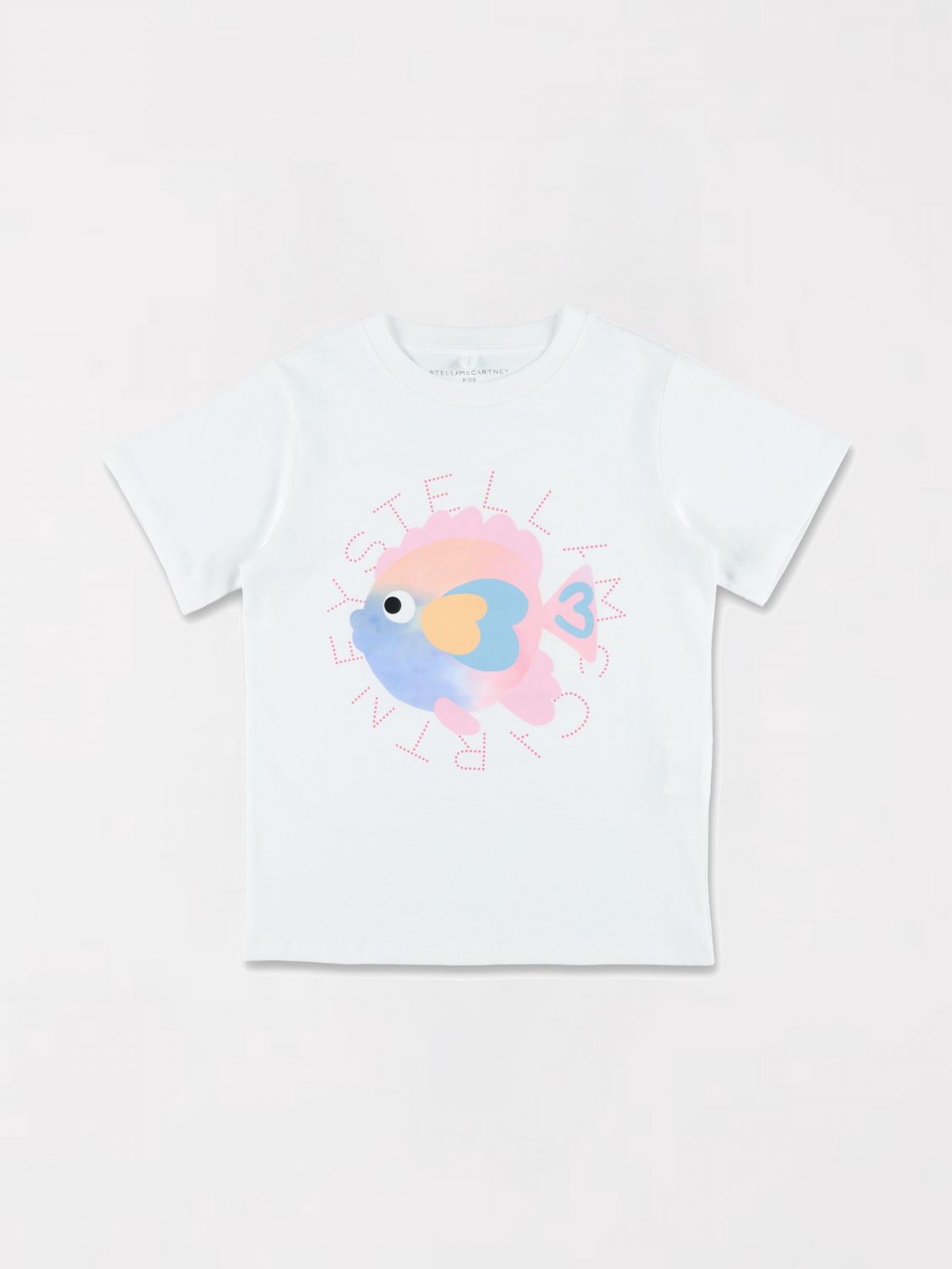 STELLA MCCARTNEY KIDS T-Shirt Kids color White　STELLA MCCARTNEY KIDS Tシャツ キッズカラー ホワイト STELLA