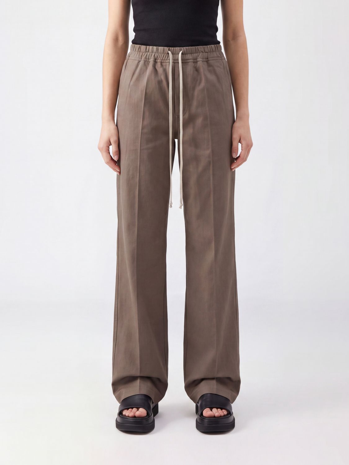 RICK OWENS Pants Woman color Sand