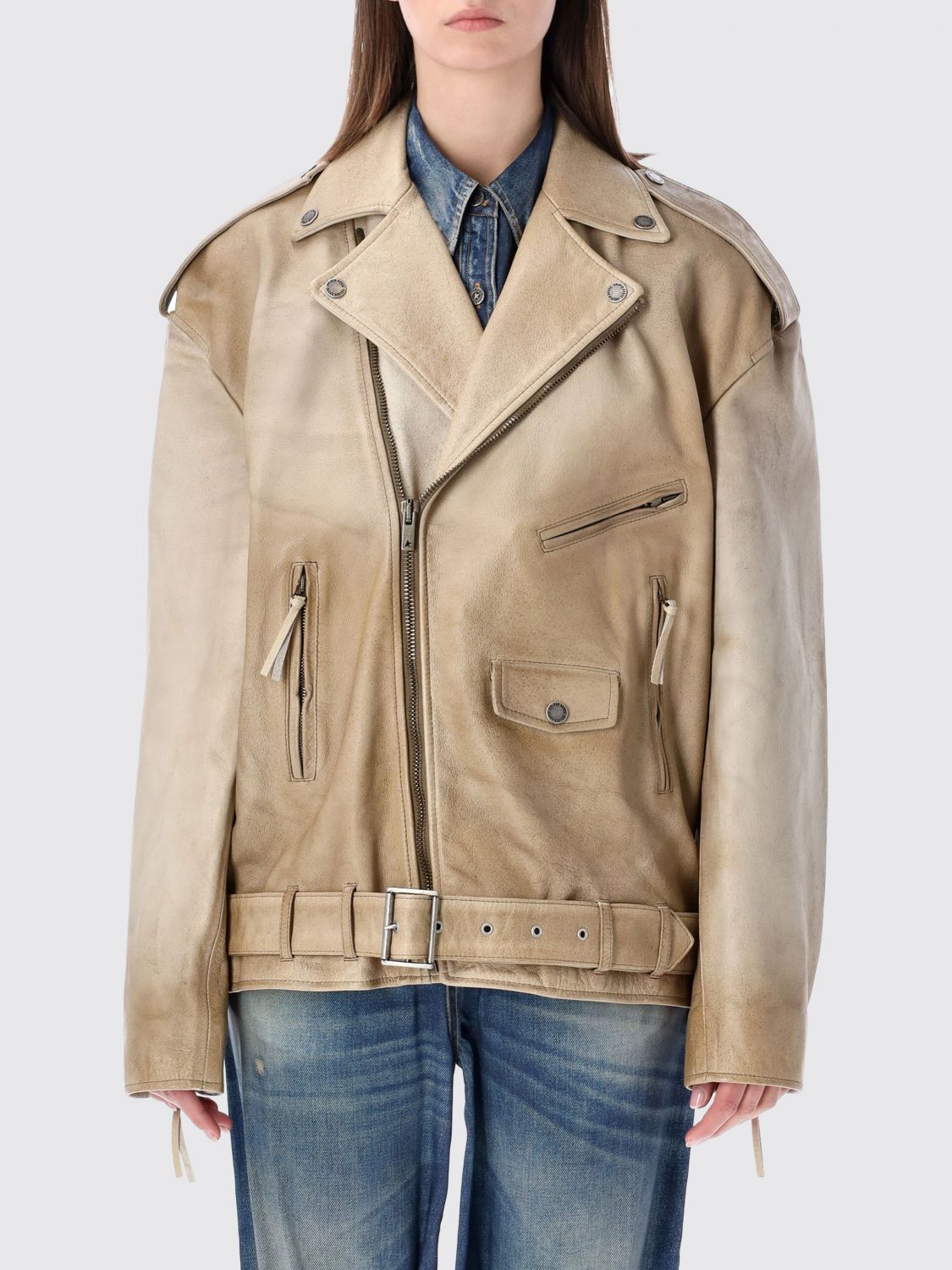 Golden Goose Γυναικών Μπλε Jacket Woman Color