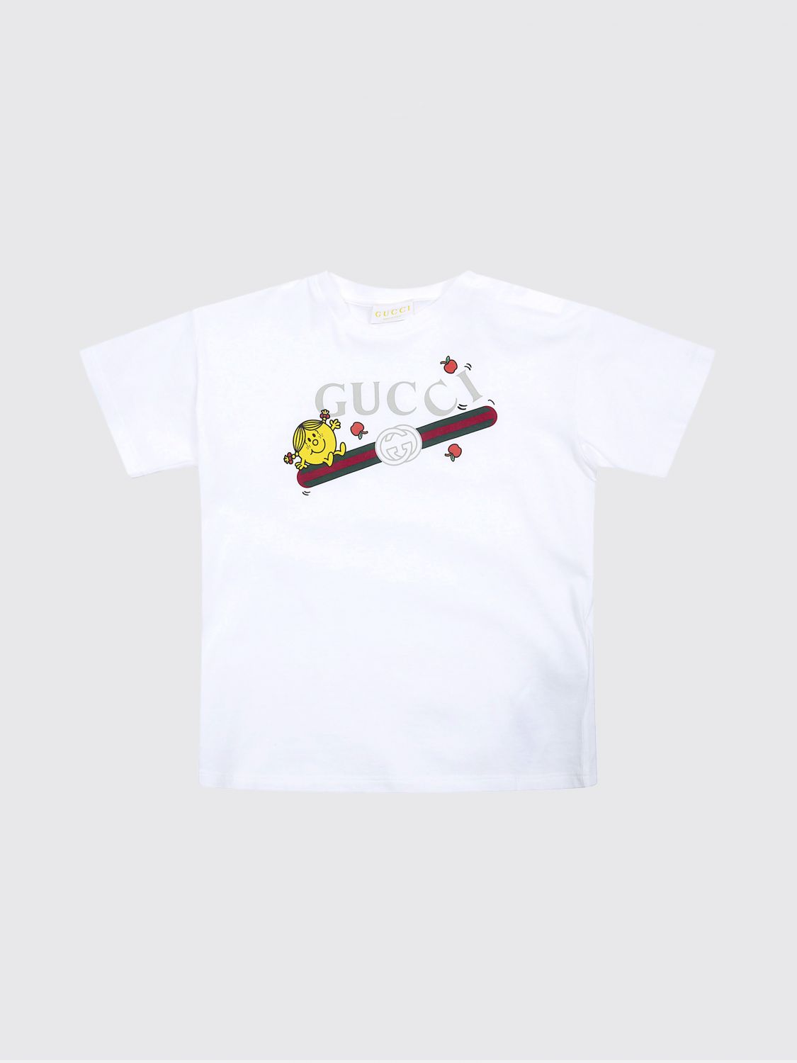 GUCCI T-shirt in cotone con stampa logo