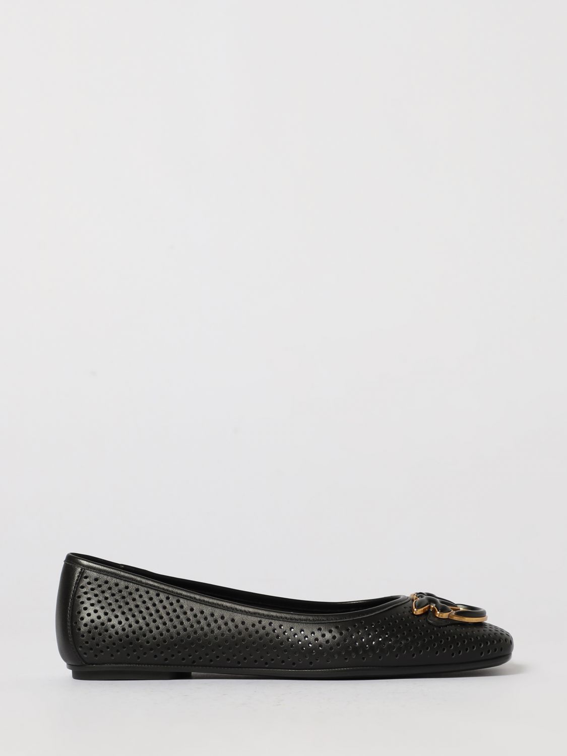 Pinko Damen Schwarz Ballet Flat Woman Color