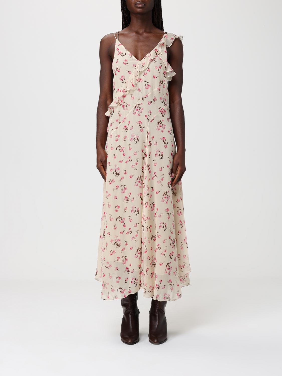 ISABEL MARANT ETOILE Dress Woman color Beige　ISABEL MARANT ETOILE ドレス レディース カラー ベージュ ISABEL