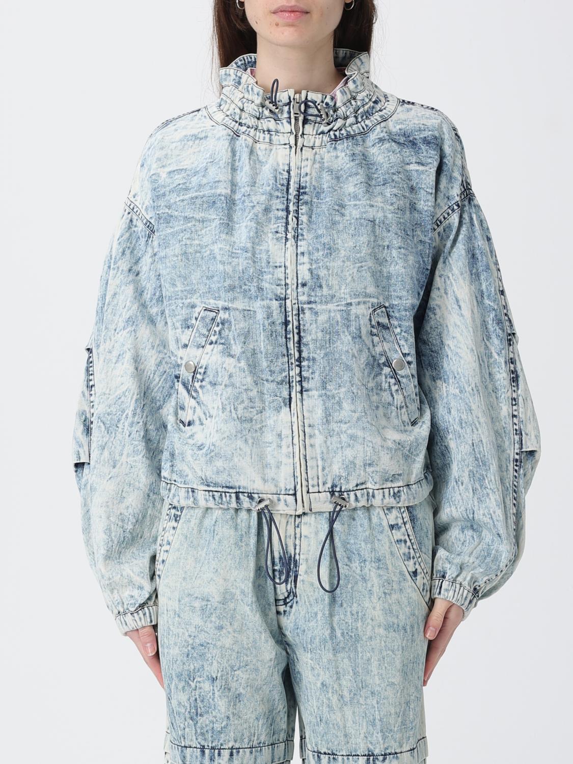 Isabel Marant ISABEL MARANT ETOILE Jacket Woman color Gnawed Blue　イザベル マラン エトワール ジャケット ウーマン カラー Gnawed ブルー