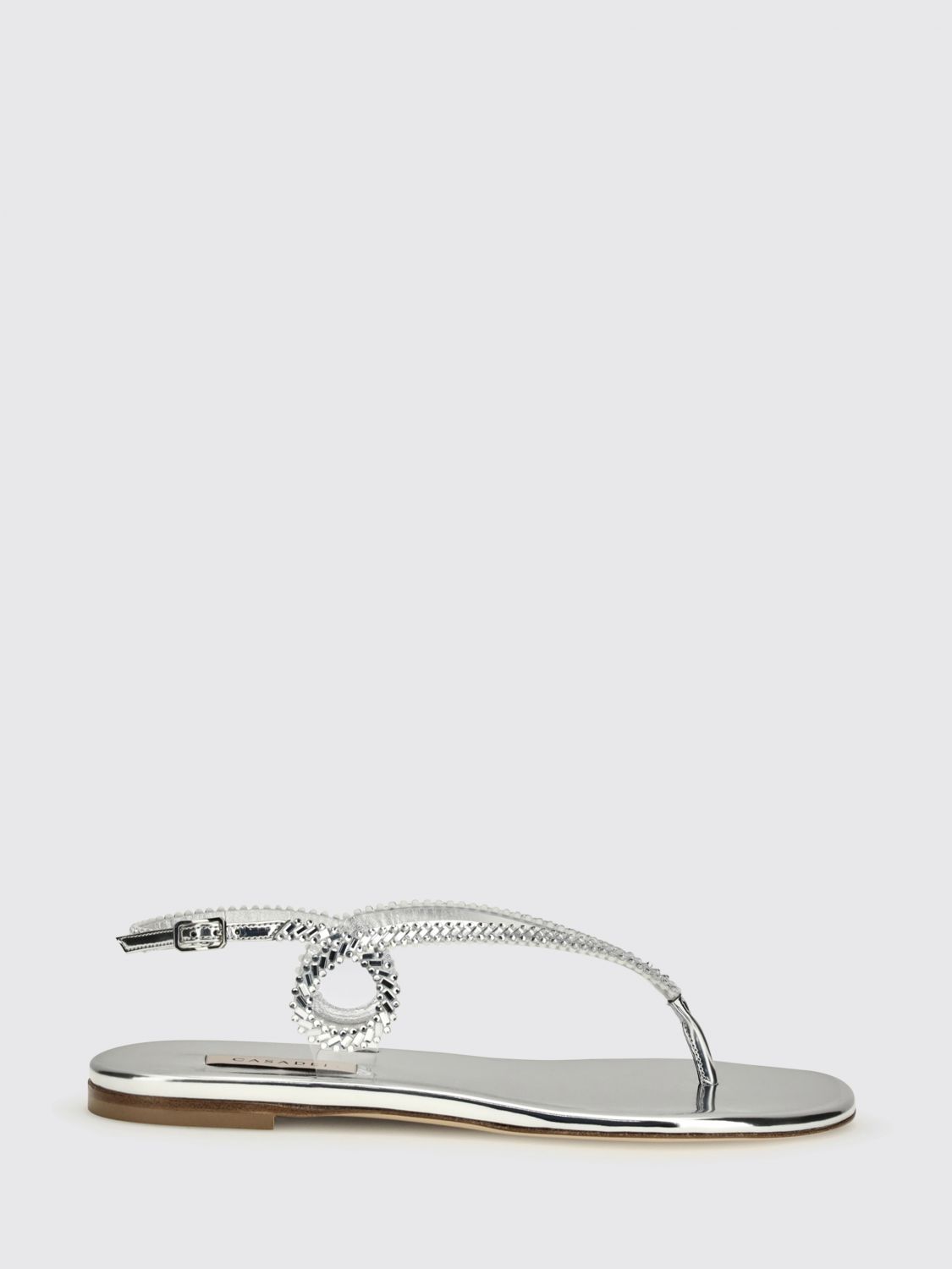 CASADEI Sandalen Mit Absatz Damen Farbe Silber