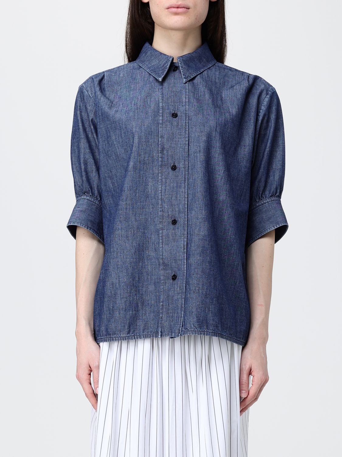 Jil Sander Γυναικών Μπλε Shirt Woman Color