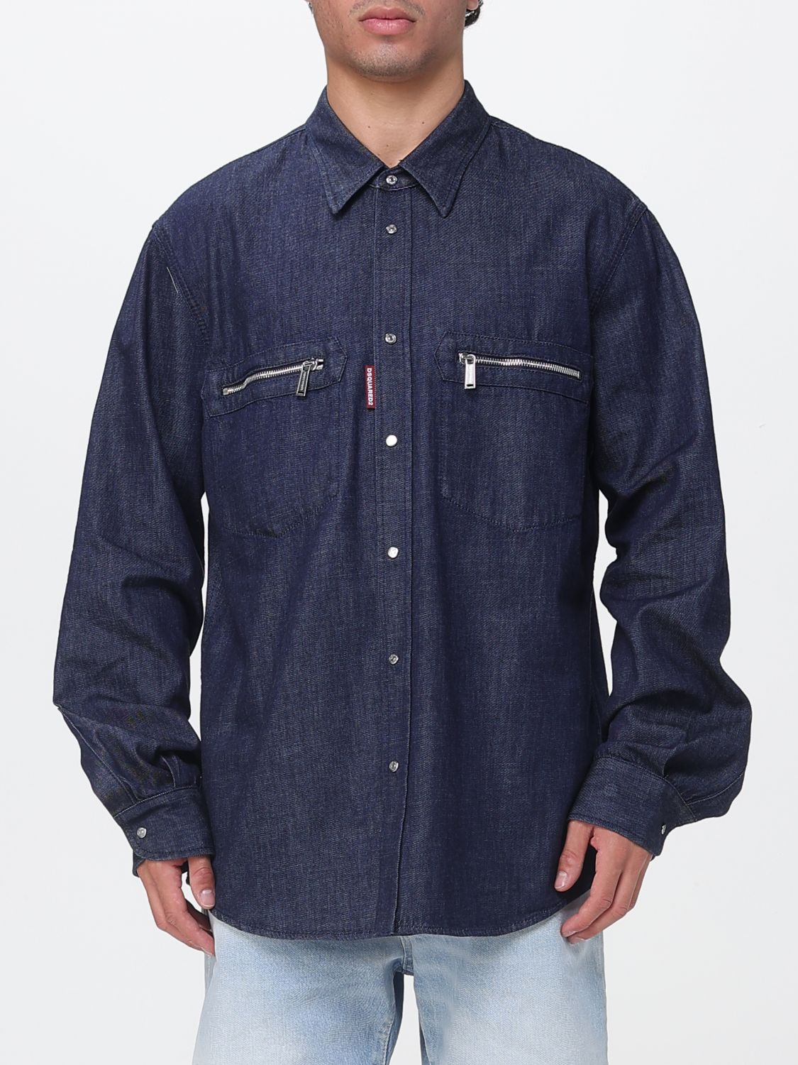 DSQUARED2 Camicia Uomo colore Blue