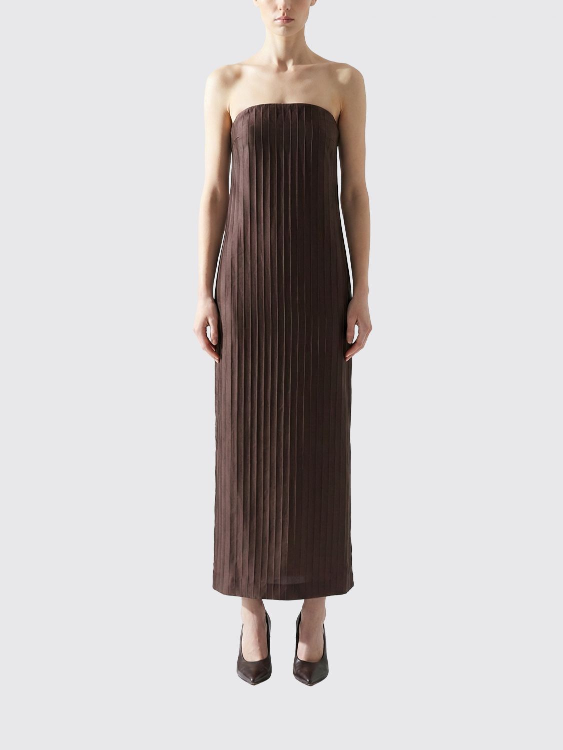 LOULOU DE SAISON Kleid Damen Farbe Braun