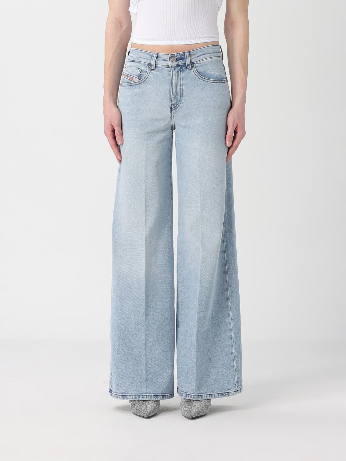 DIESEL Jeans Woman color Blue　DIESEL ジーンズ ウーマン カラー ブルー DIESEL