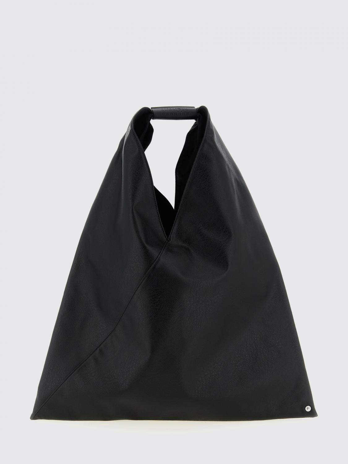 MM6 MAISON MARGIELA Tote Bag Woman color Black　MM6 MAISON MARGIELA トートバッグ レディース カラー ブラック MM6