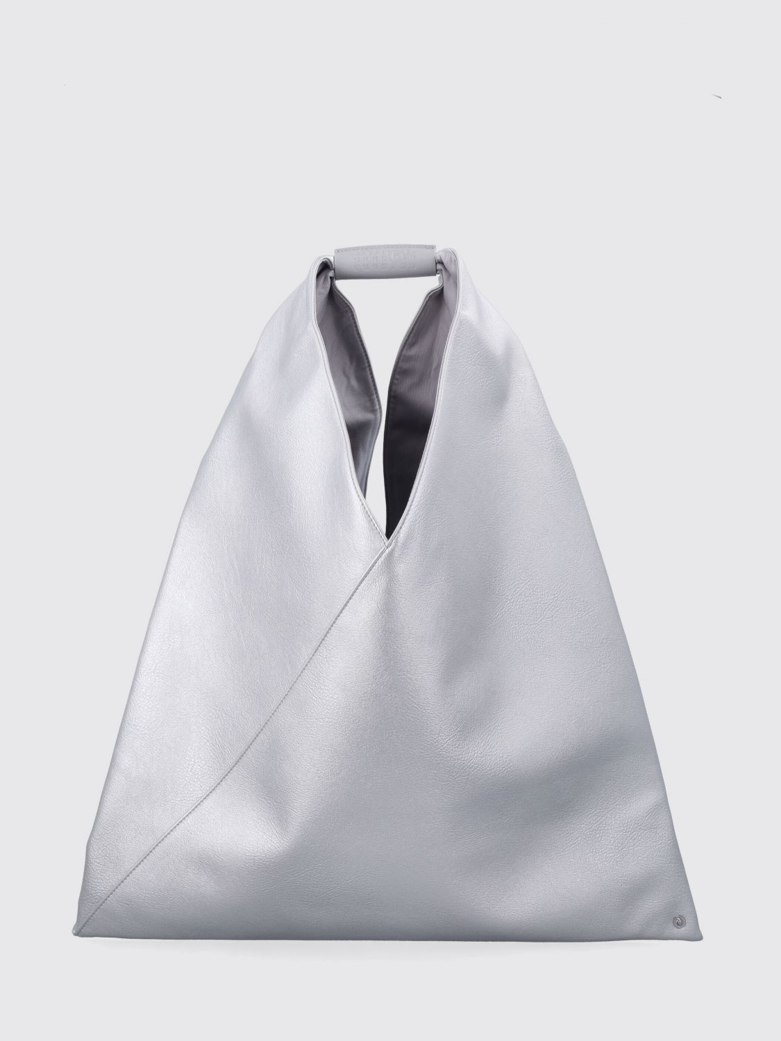 MM6 MAISON MARGIELA Tote Bag Woman color Silver　MM6 MAISON MARGIELA トートバッグ レディース カラー シルバー MM6