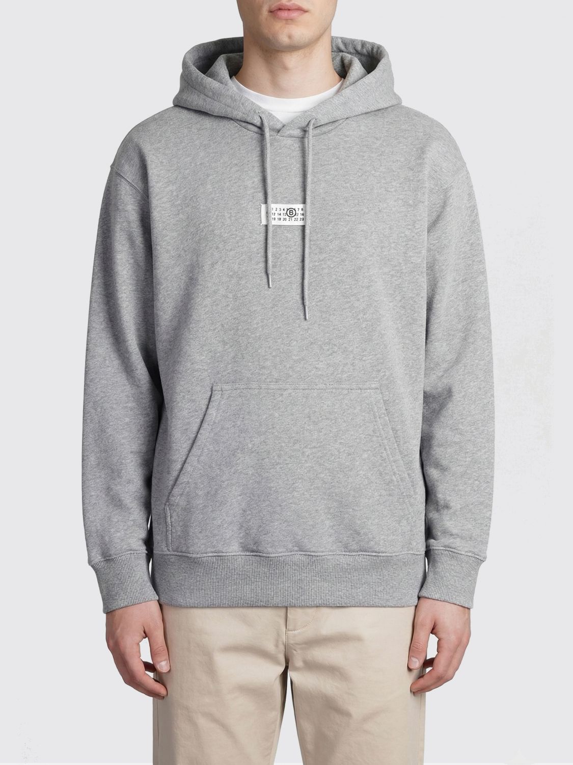 Mm6 Maison Margiela Ανδρών Γκρί Sweatshirt Men Color