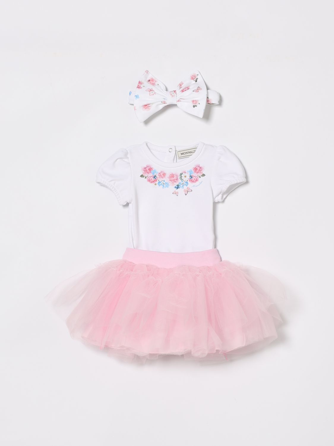 MONNALISA Baby-Overall Kinder Farbe Weiß