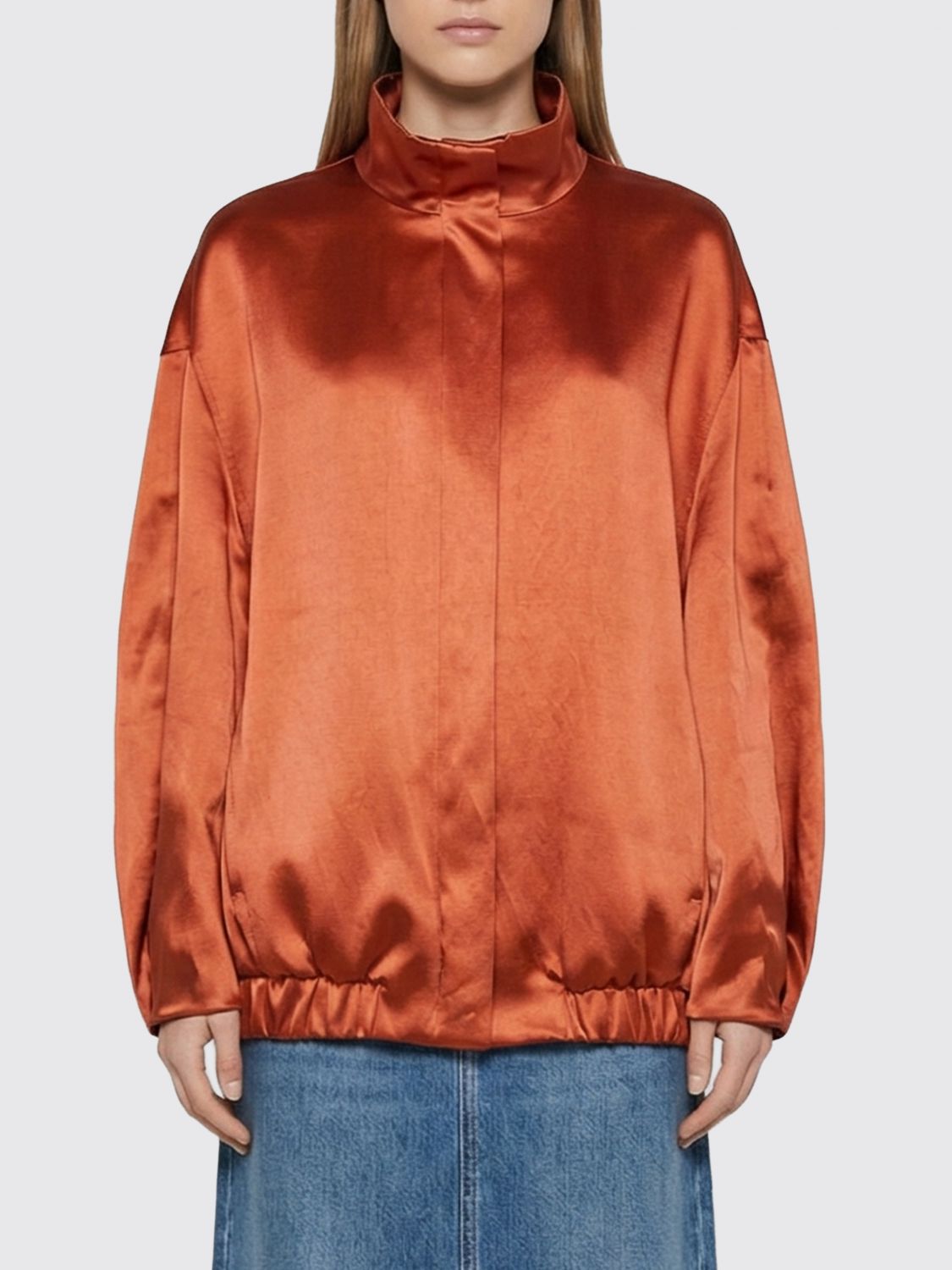 Dries Van Noten Jacket Woman color Rust