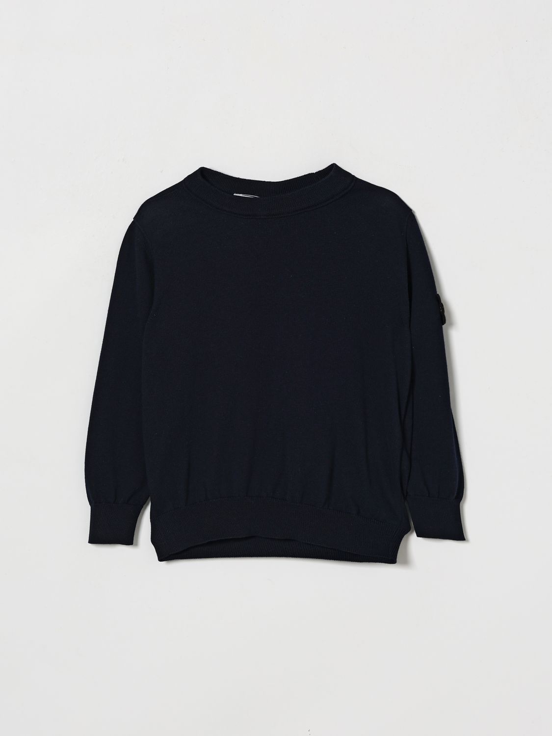 STONE ISLAND JUNIOR Sweater Kids color Blue　STONE ISLAND JUNIOR セーター キッズカラー ブルー STONE