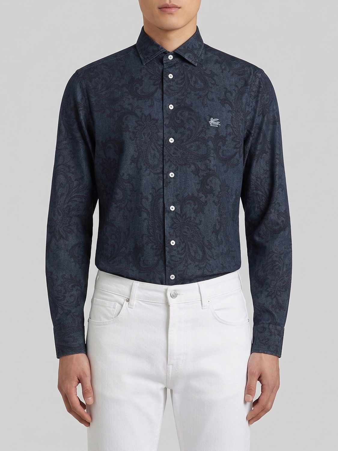 ETRO Shirt Men color Blue　エトロ シャツ メンズ カラー ブルー ETRO