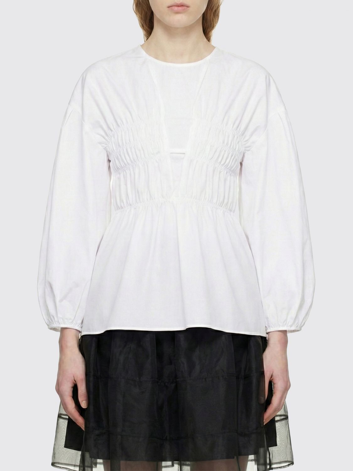 CECILIE BAHNSEN Top Woman color White