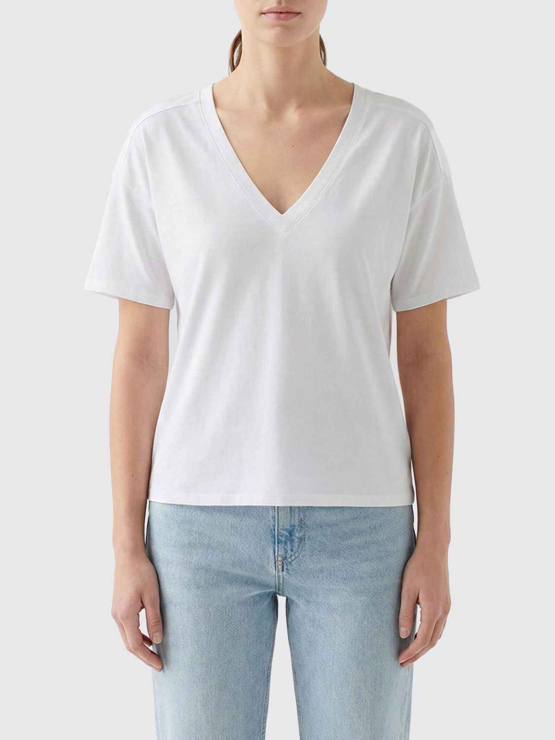 LOULOU DE SAISON T-Shirt Damen Farbe Weiß