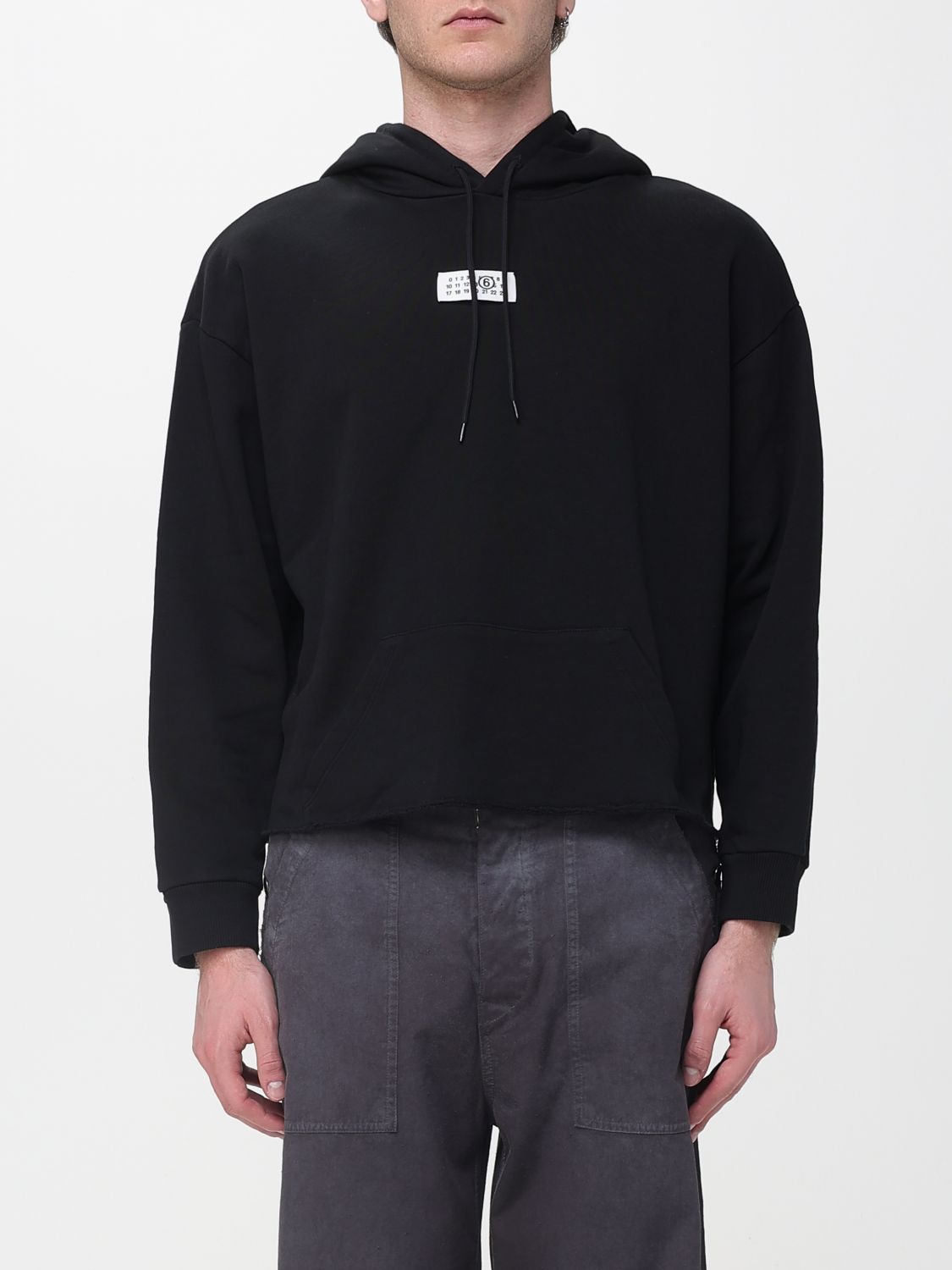 Mm6 Maison Margiela Ανδρών Μαύρο Sweatshirt Men Color
