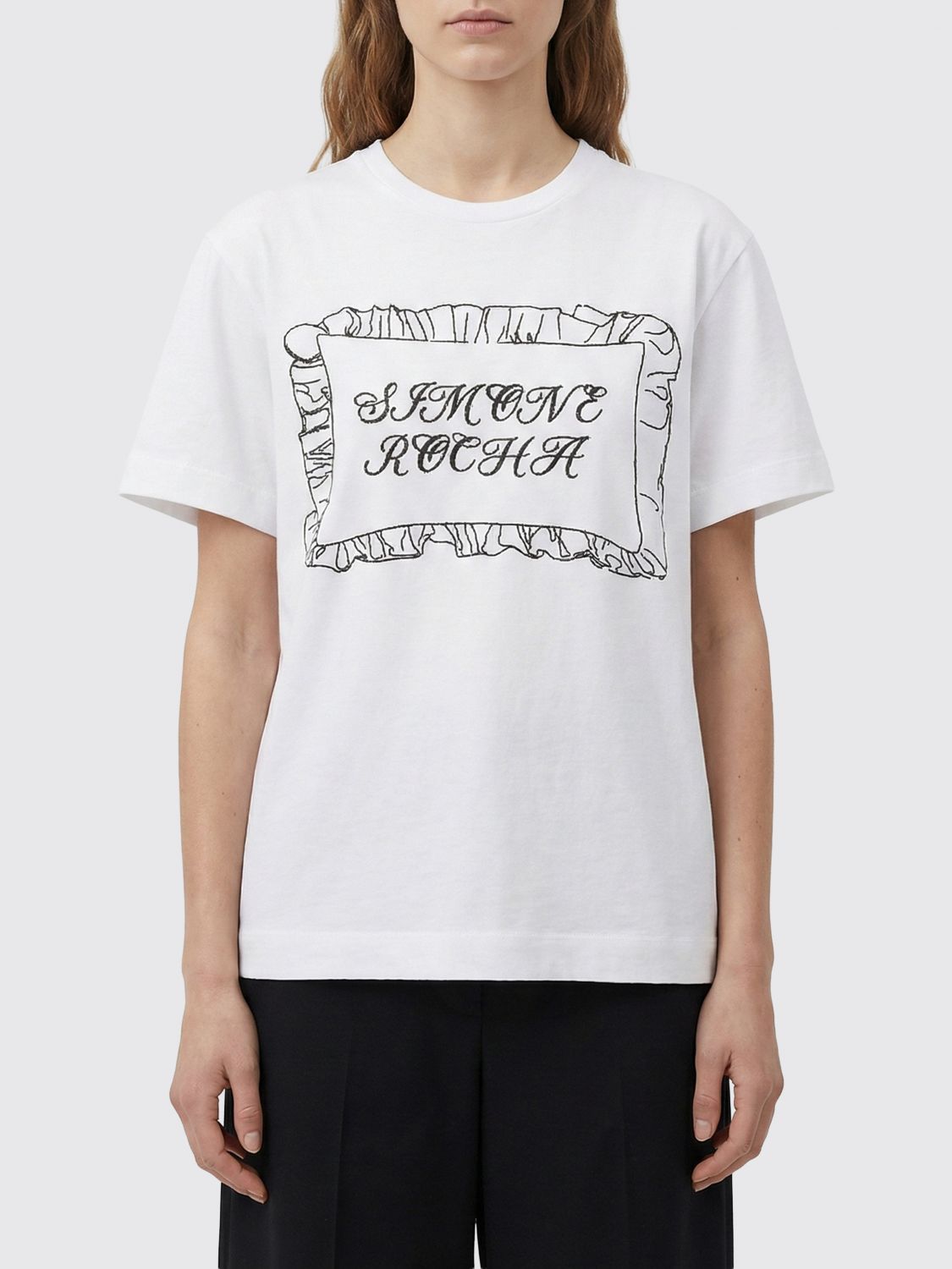 T-Shirts SIMONE ROCHA Donna colore Bianco