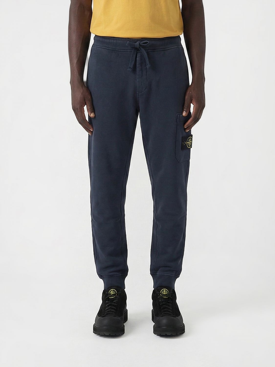 Stone Island Pants Men color Blue · S