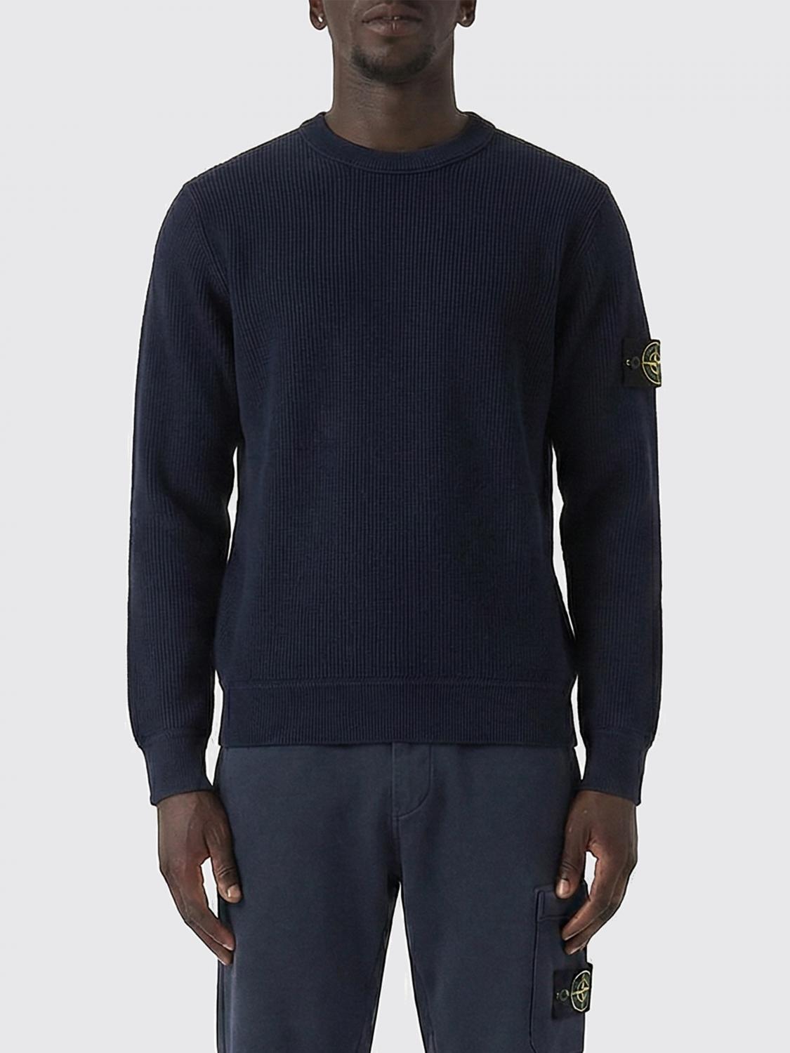 STONE ISLAND Pullover Herren Farbe Blau