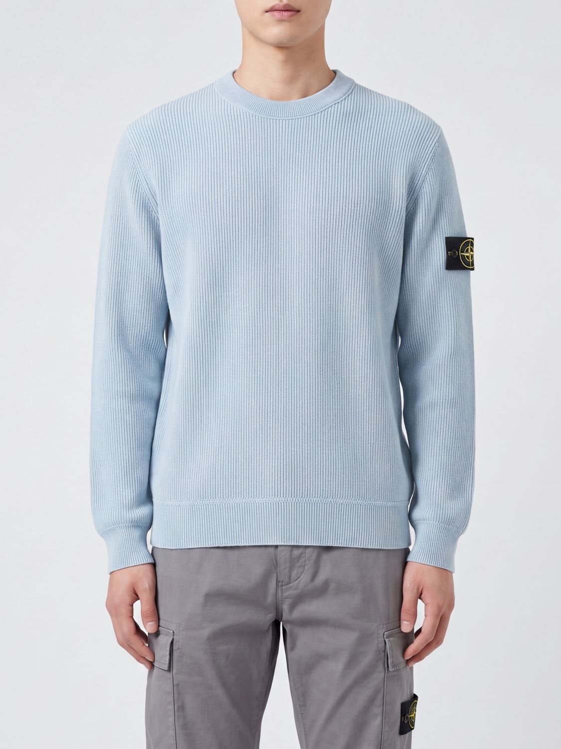 STONE ISLAND Maglia a girocollo in cotone