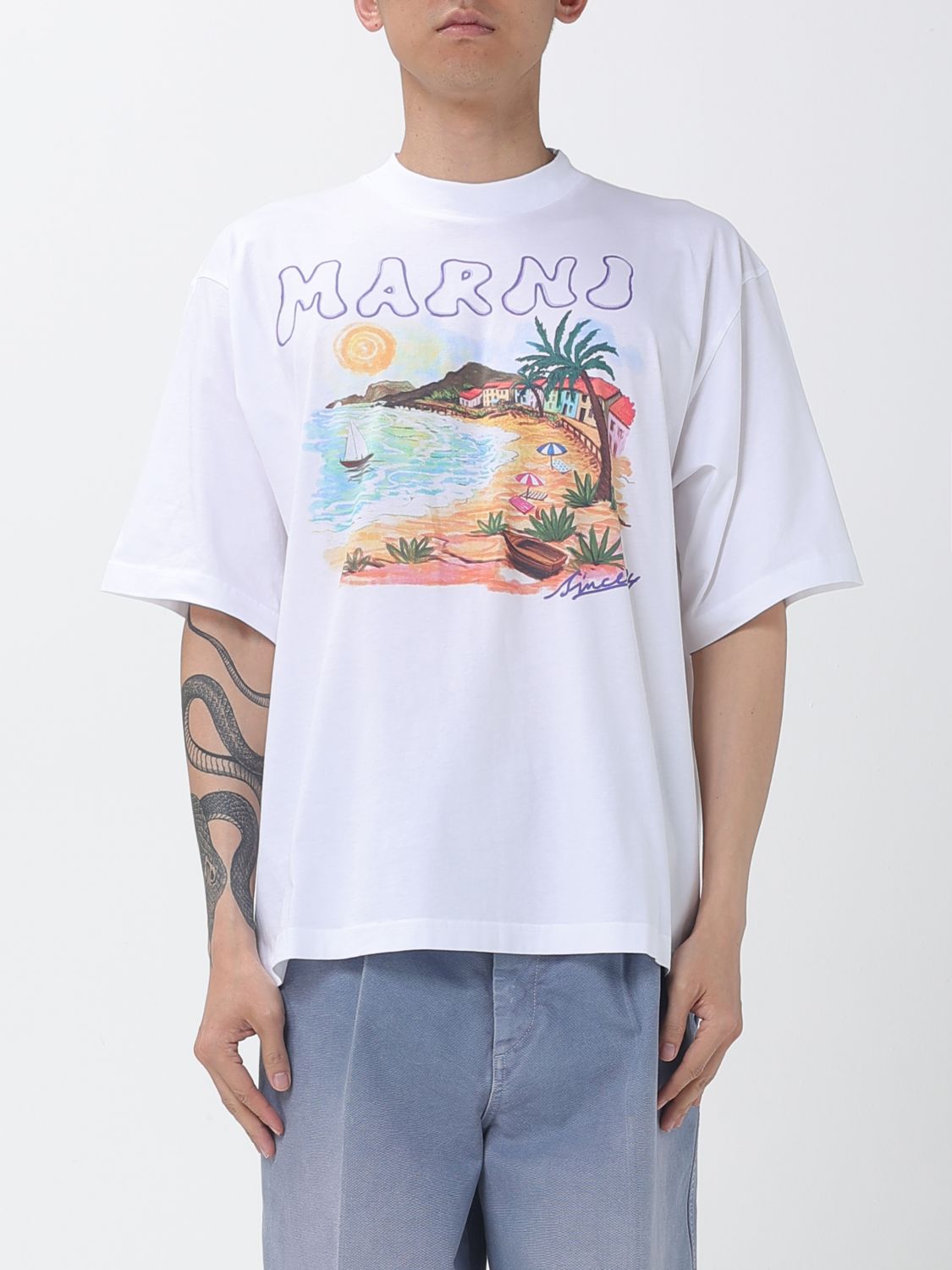 MARNI MARNI T-Shirt Men color White