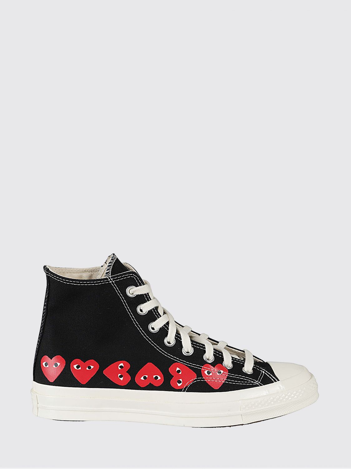 COMME DES GARÇONS PLAY X CONVERSE Sneakers Men color Black　COMME DES GARÇONS PLAY X CONVERSE スニーカー メンズ カラー ブラック COMME