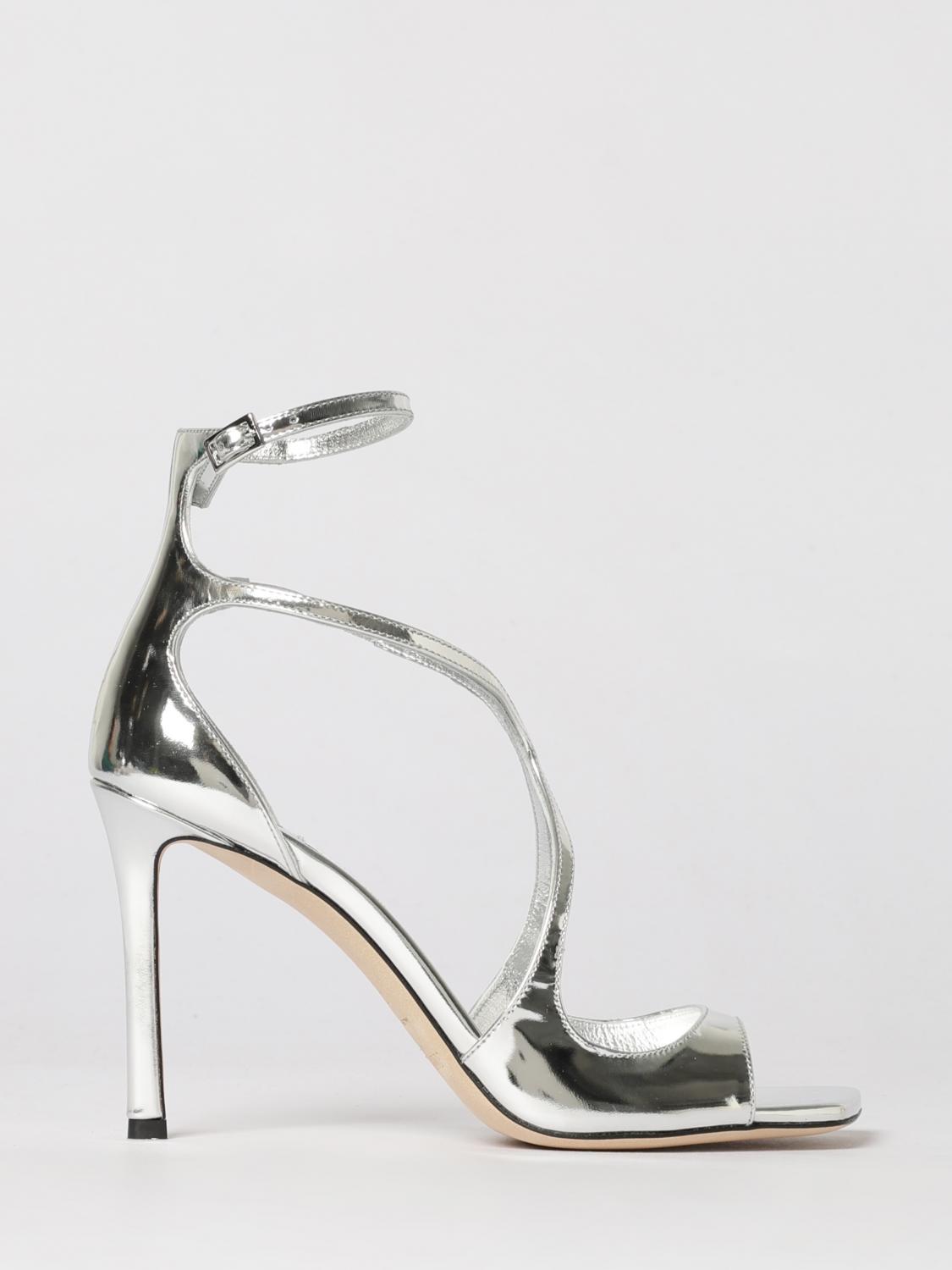 JIMMY CHOO Sandalen Mit Absatz Damen Farbe Silber